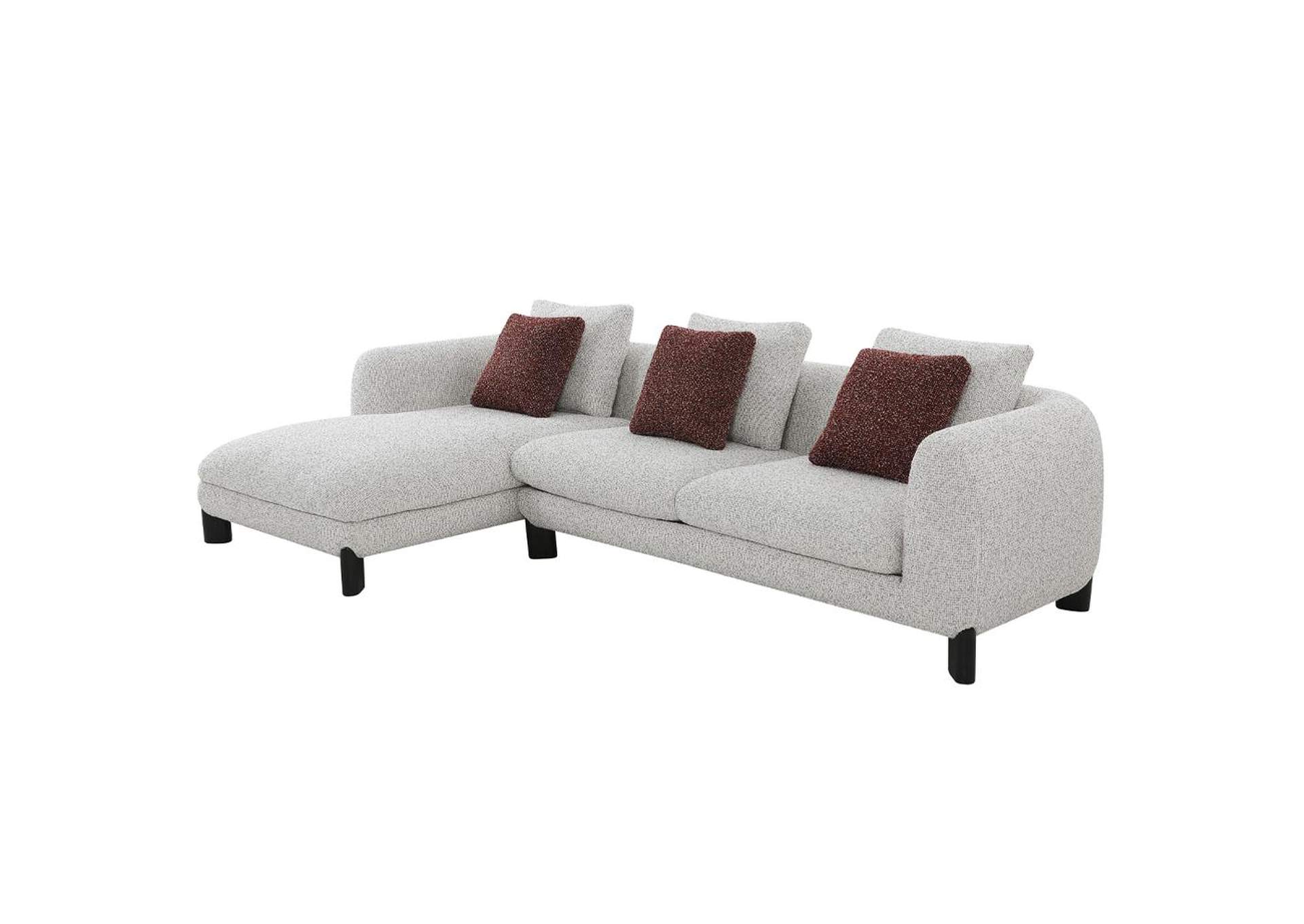 Mardi Sectional Sofa with 6 Pillows image 5
