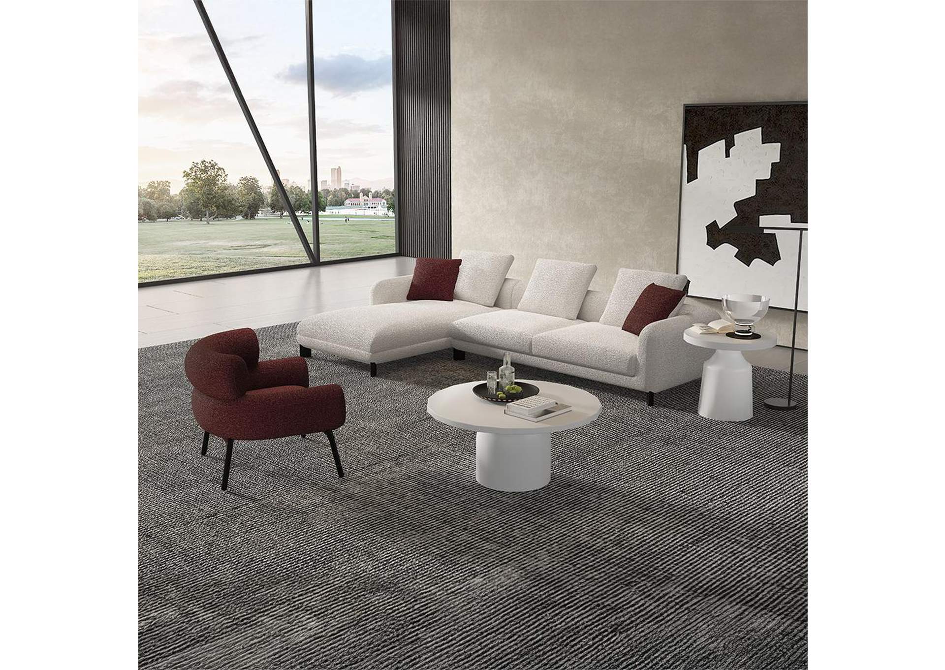 Mardi Sectional Sofa with 6 Pillows image 8