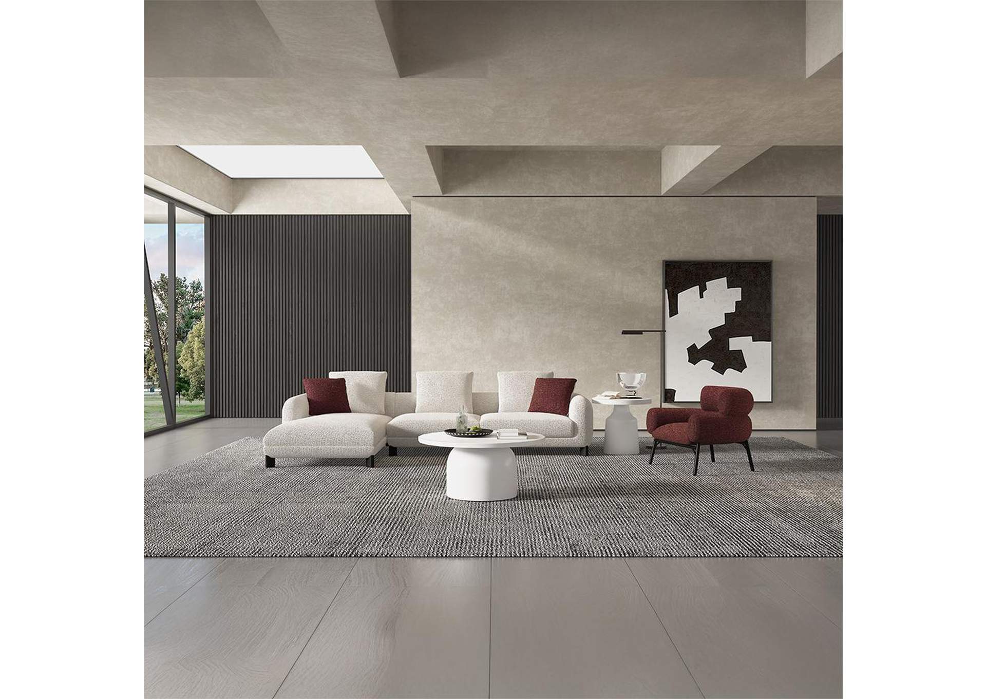 Mardi Sectional Sofa with 6 Pillows image 9