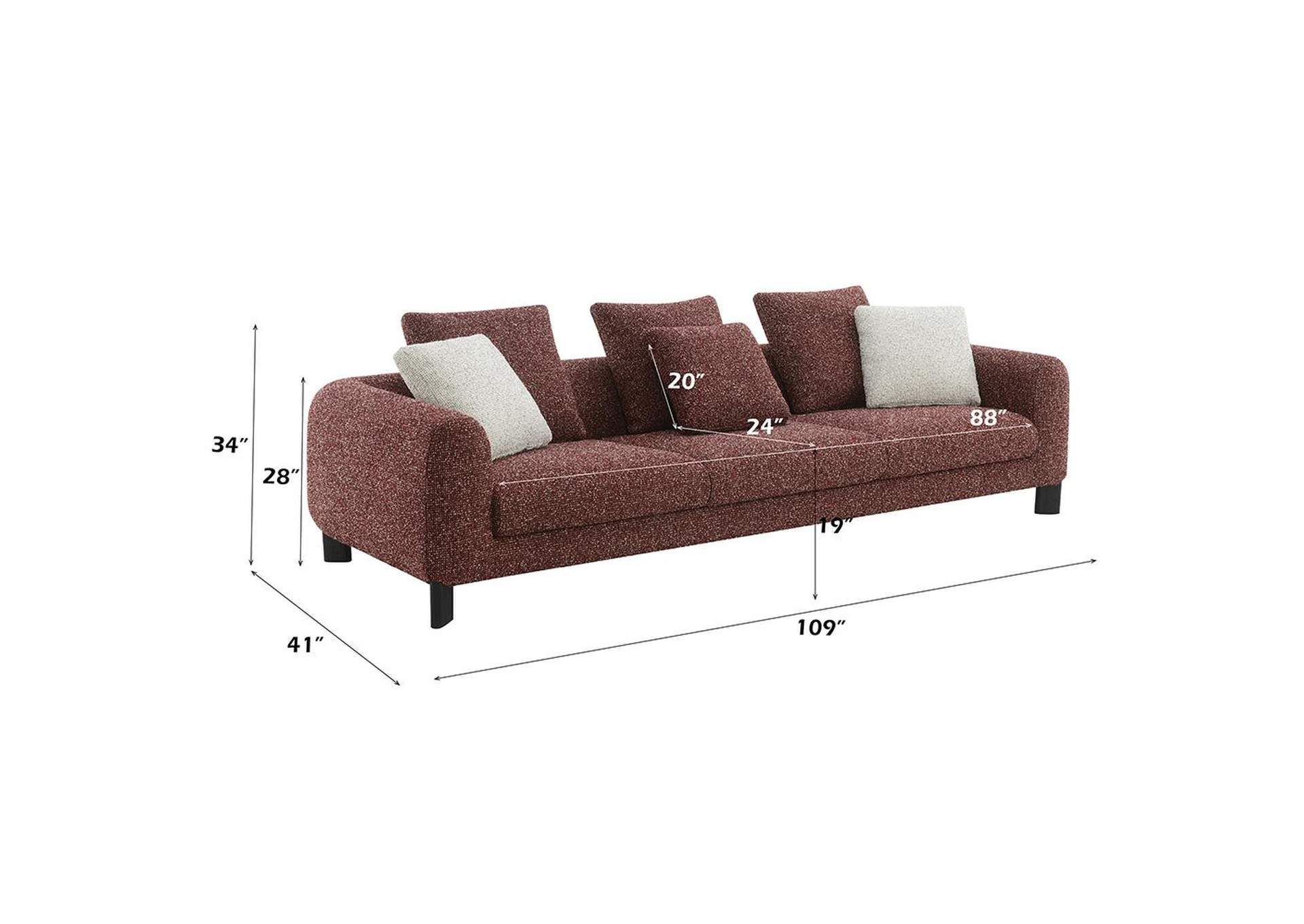 Mardi Sofa with 6 Pillows image 8