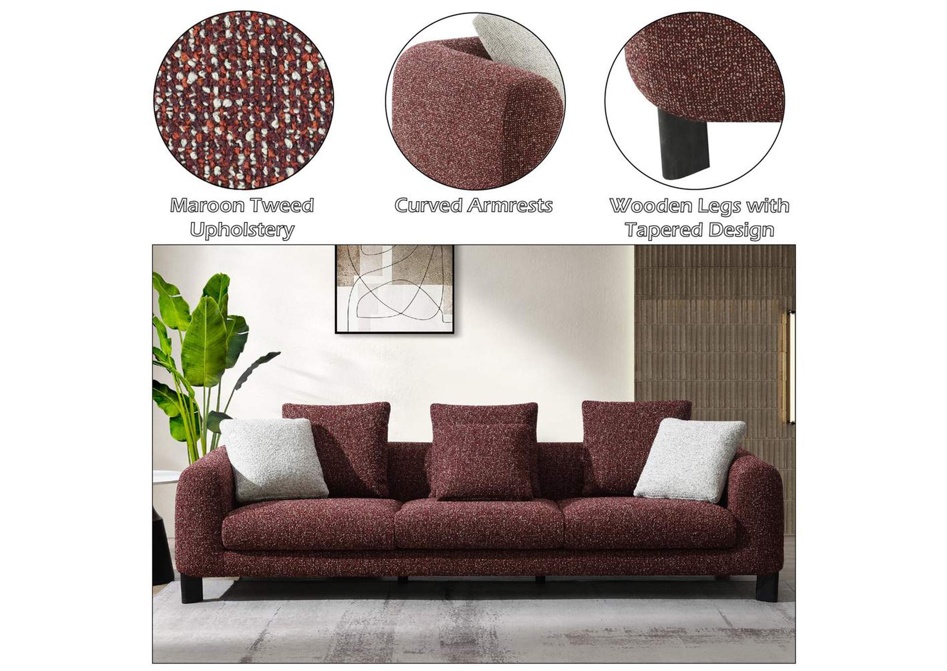 Mardi Sofa with 6 Pillows image 10