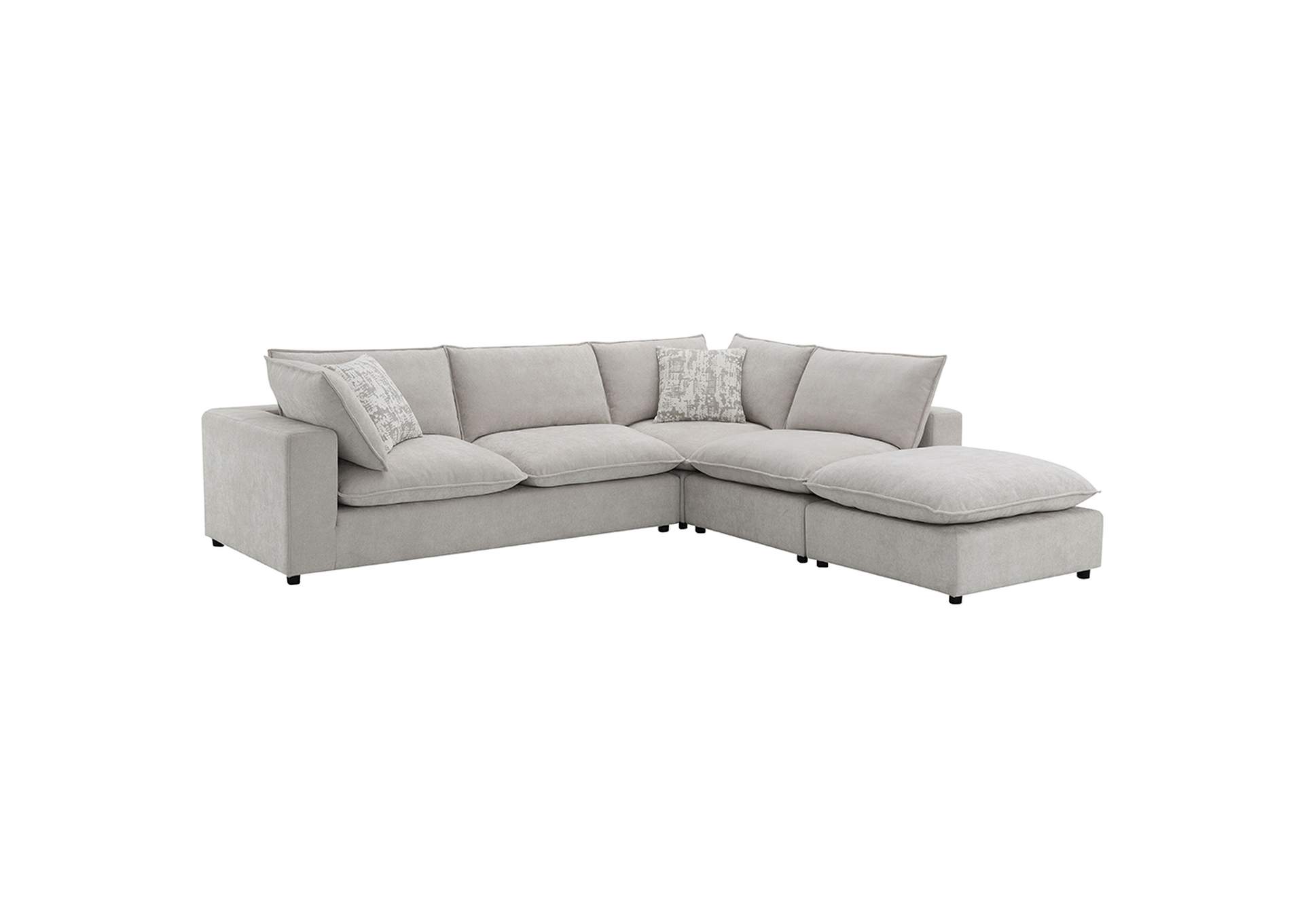 Marisa Modular Left Facing Loveseat with 2 Pillows image 3