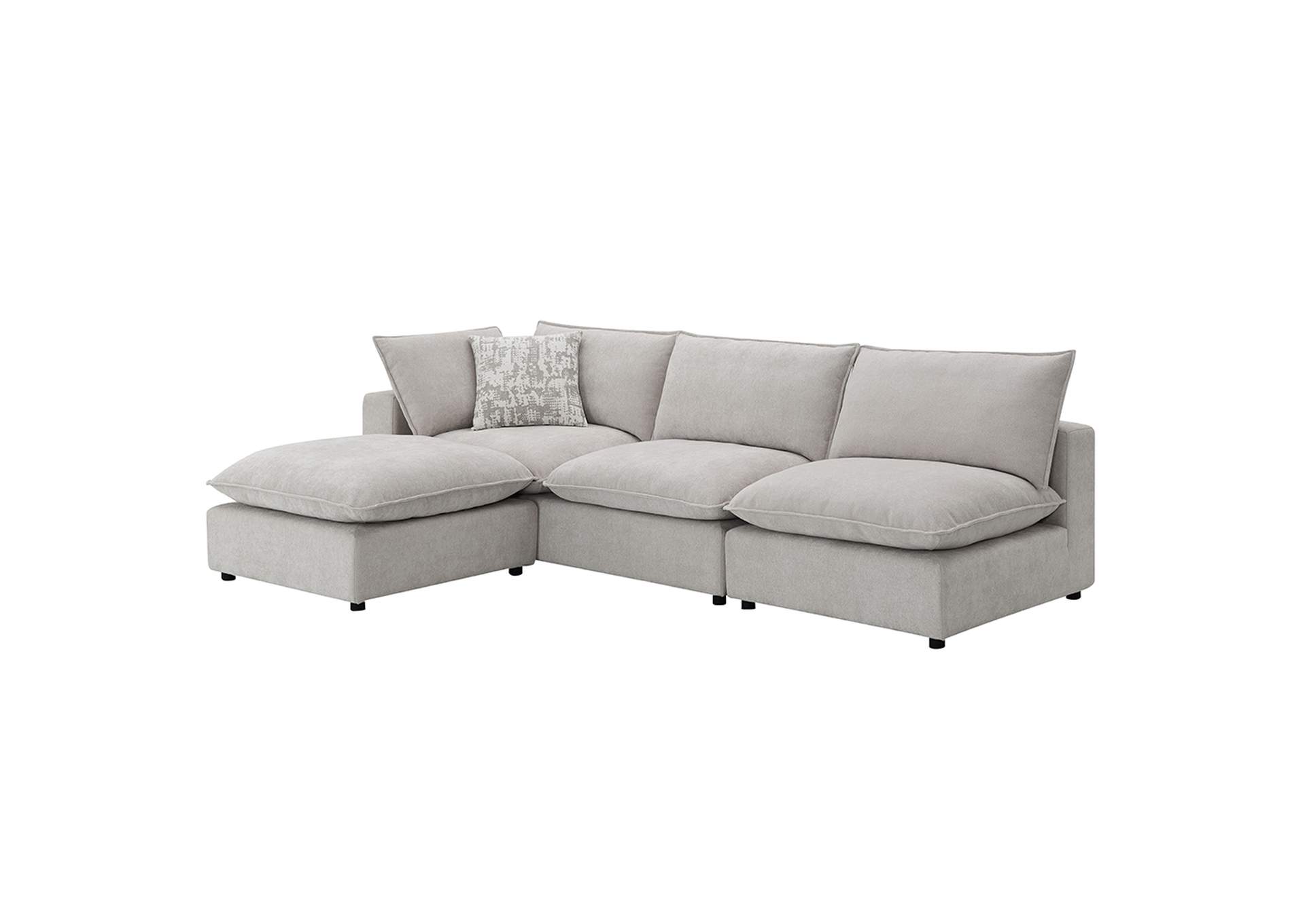 Marisa Modular Left Facing Loveseat with 2 Pillows image 9