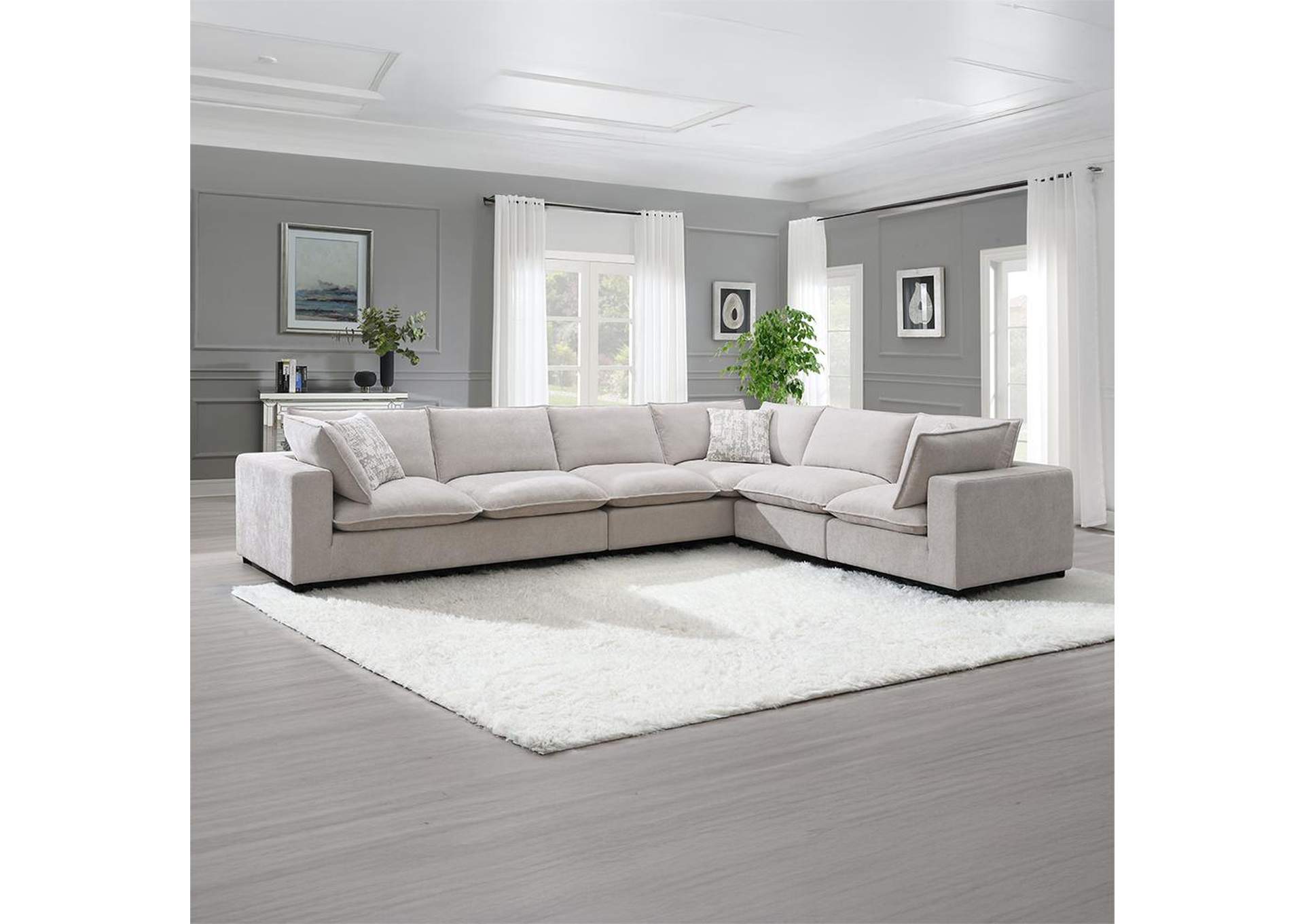 Marisa Modular Rf Loveseat with 2 Pillows image 10