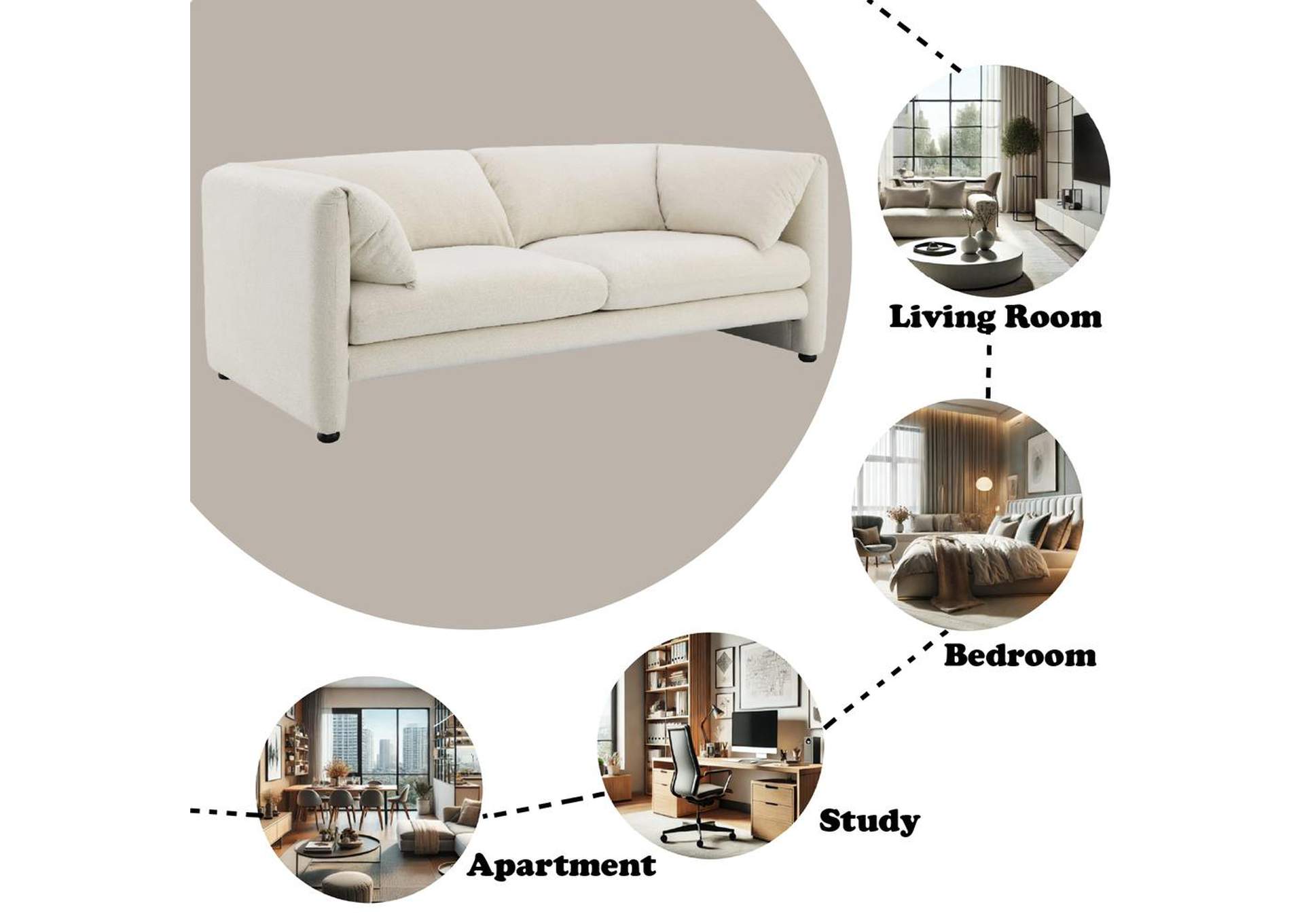 Jaeda Loveseat image 11