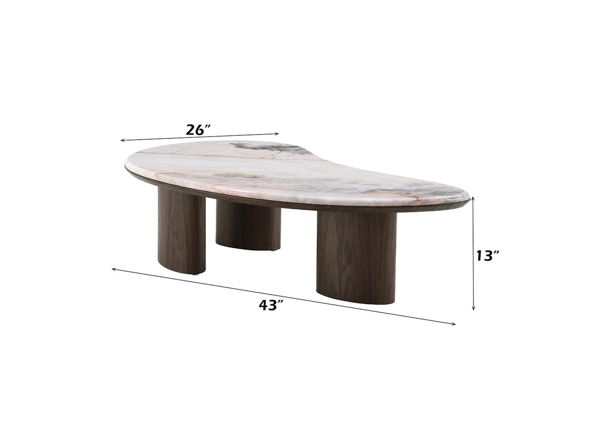 Hanale Coffee Table with Natural Marble image 6