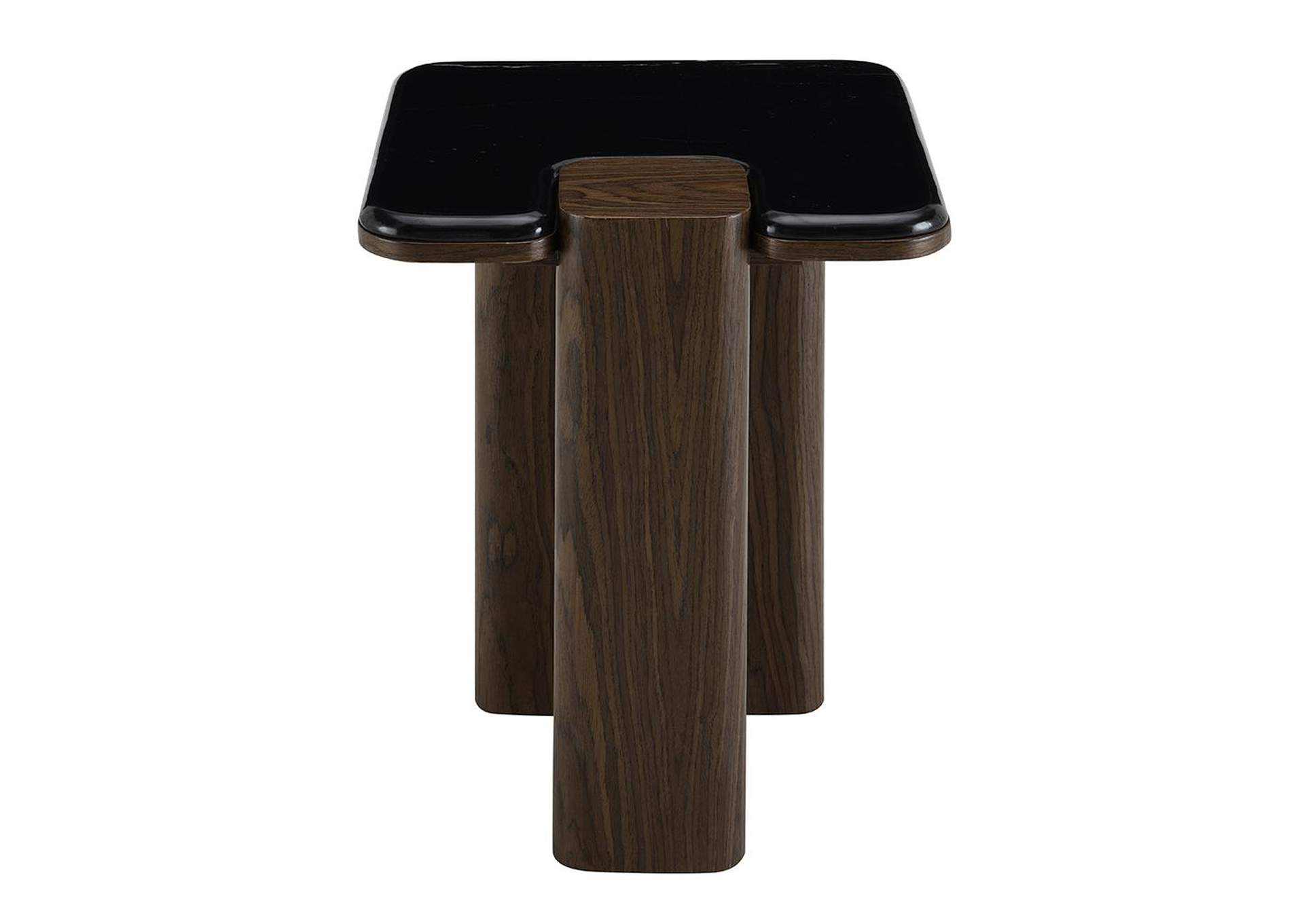 Dana End Table with Natural Marble image 4