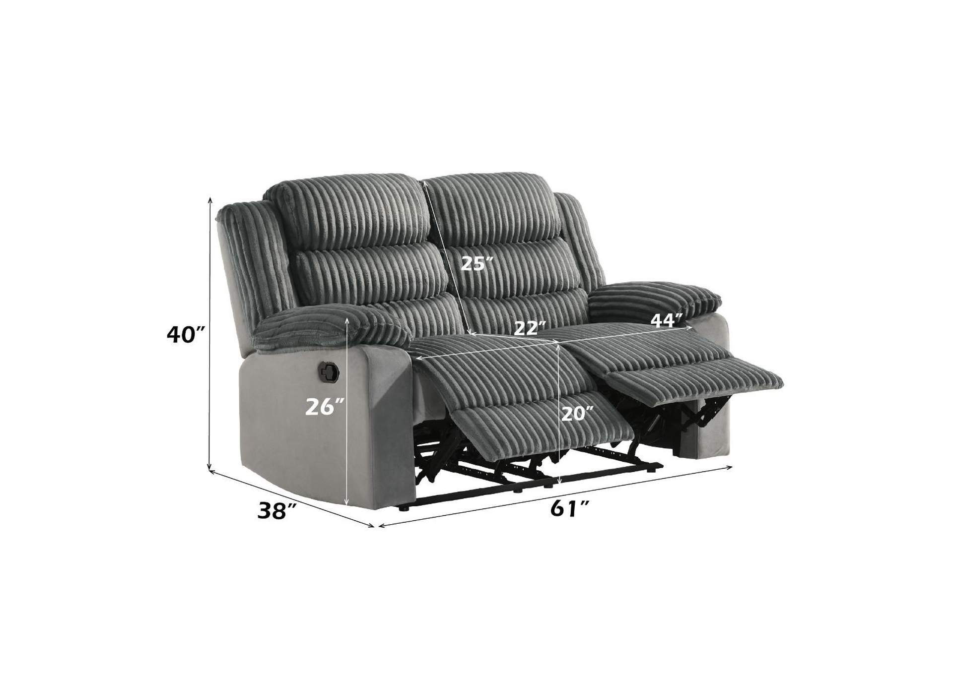 Lesley Motion Loveseat image 8