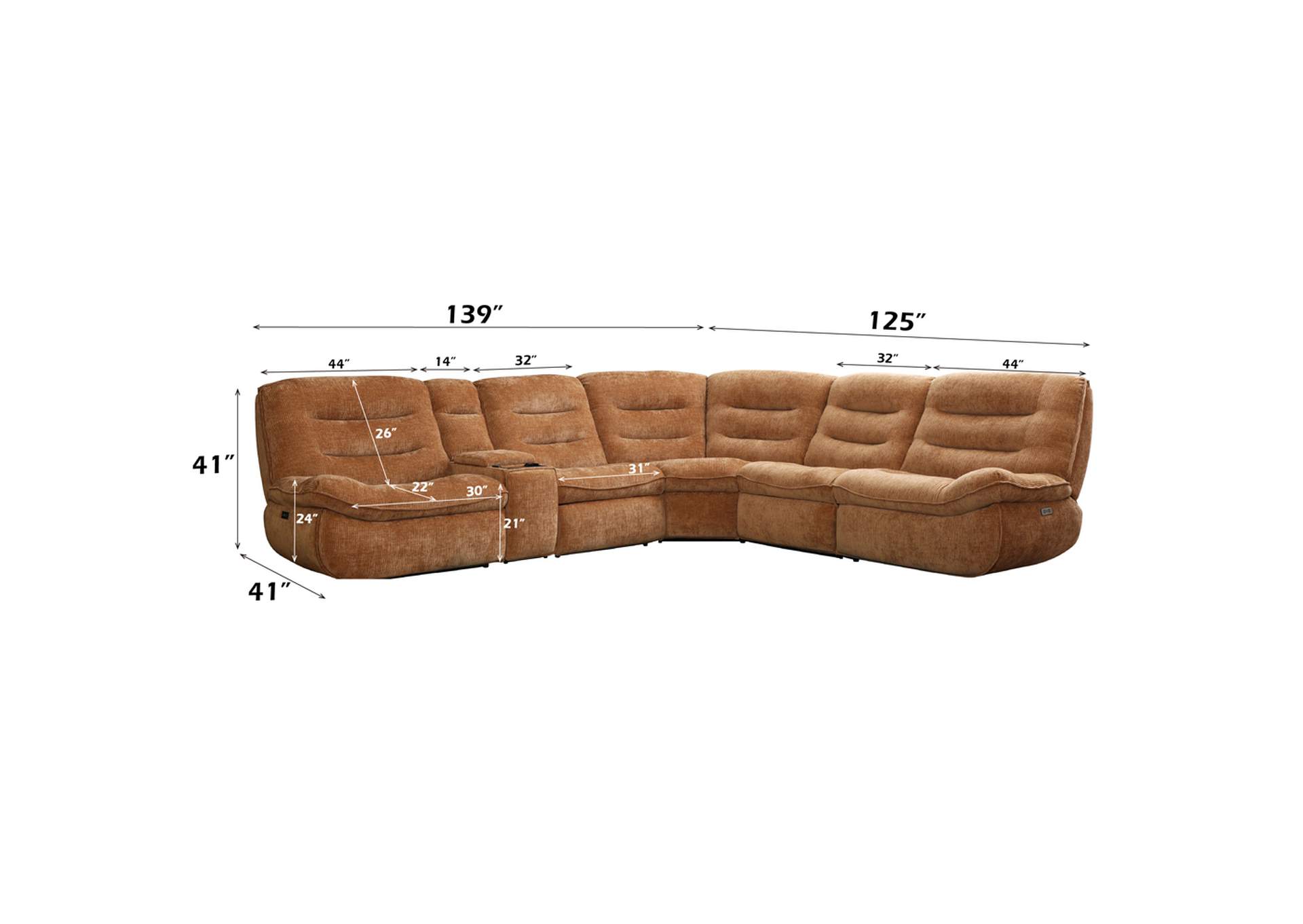 Emmy Power Motion Sectional Sofa image 6