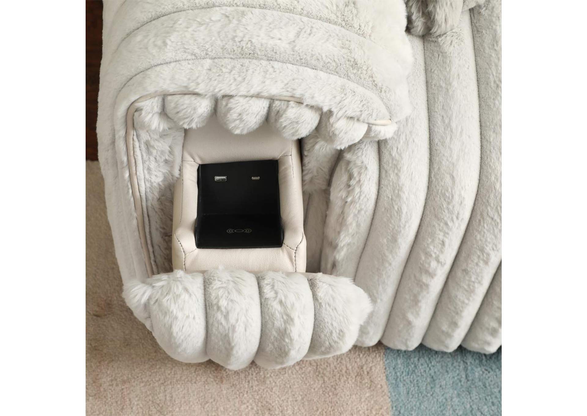 Jaya Power Motion Sofa with Sleeper and USB Port image 7