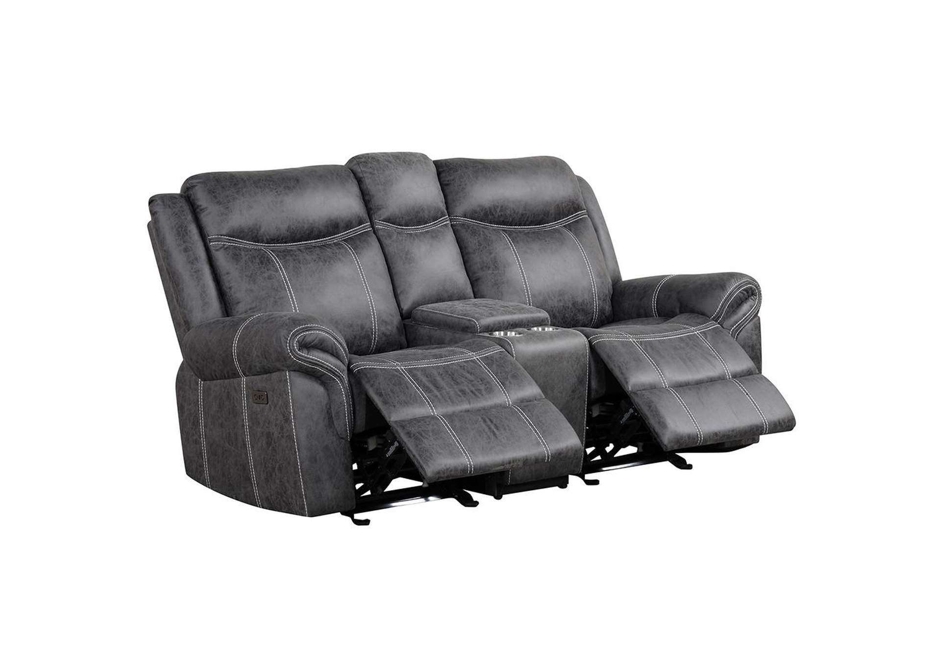 Zubaida Power Motion Loveseat with USB image 3