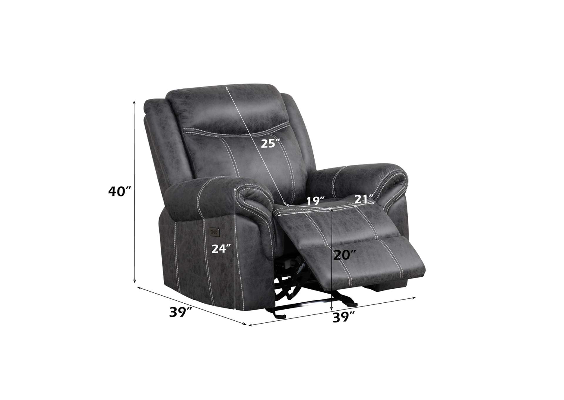 Zubaida Power Motion Glider Recliner image 8