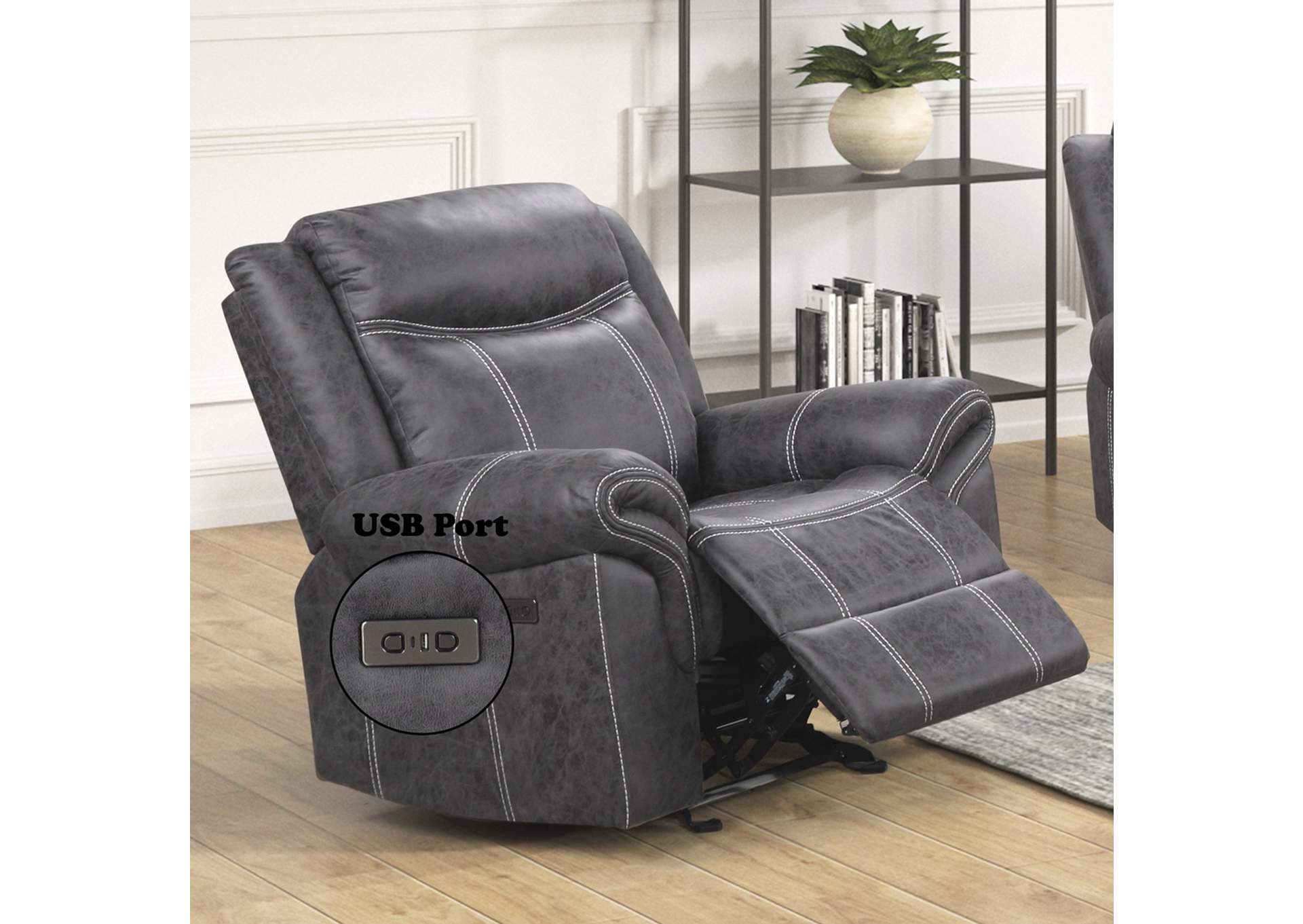 Zubaida Power Motion Glider Recliner image 9