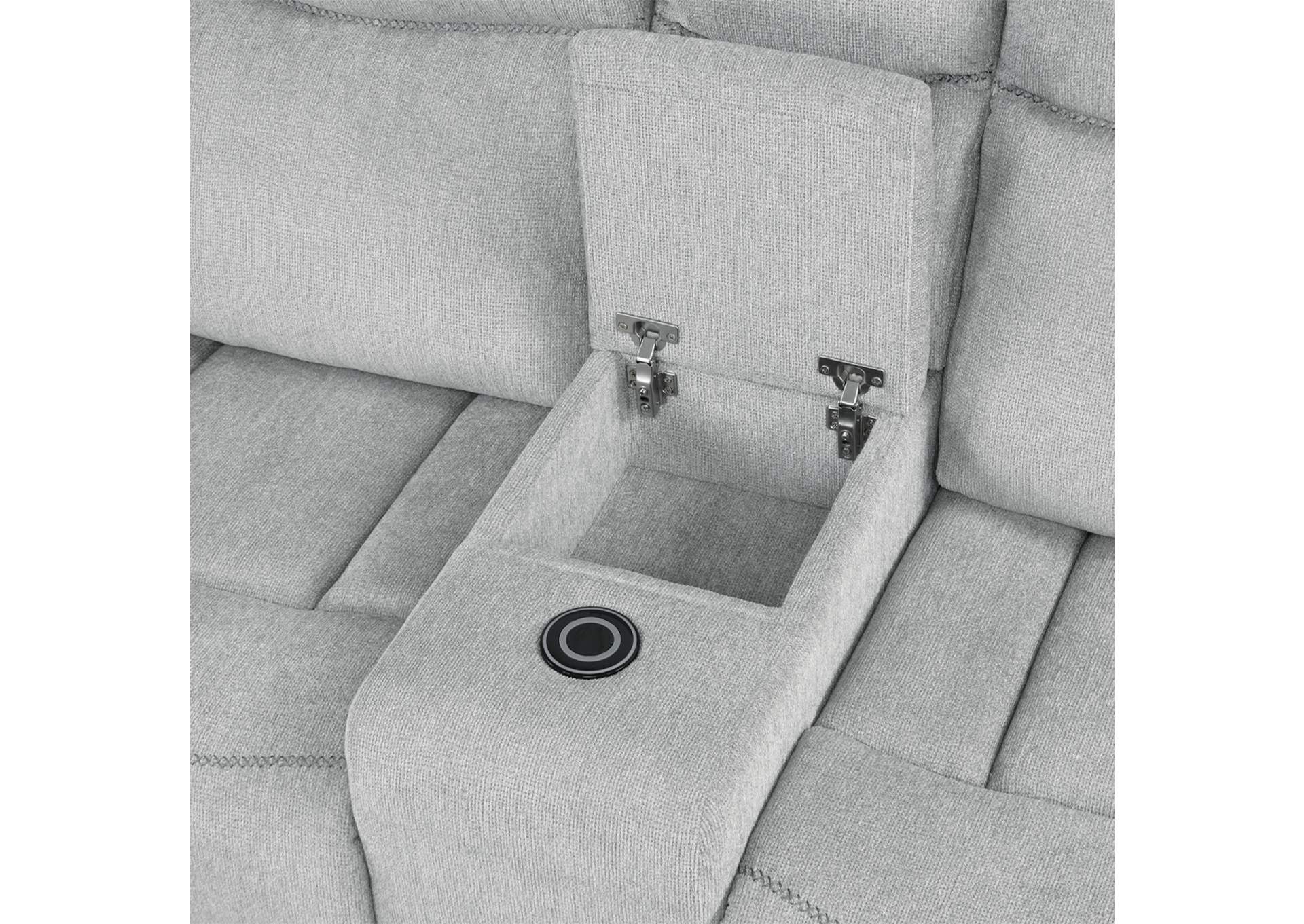 Galya Motion Loveseat with Console image 8