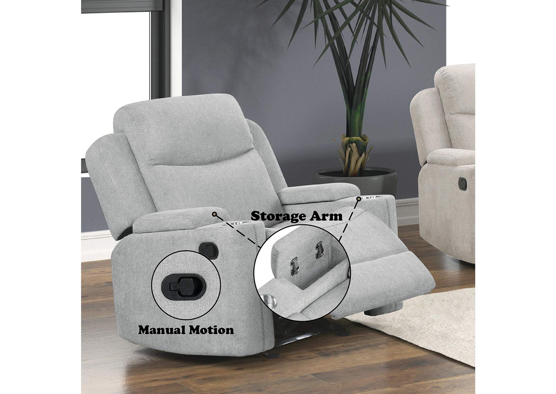 Galya Motion Glider Recliner image 10