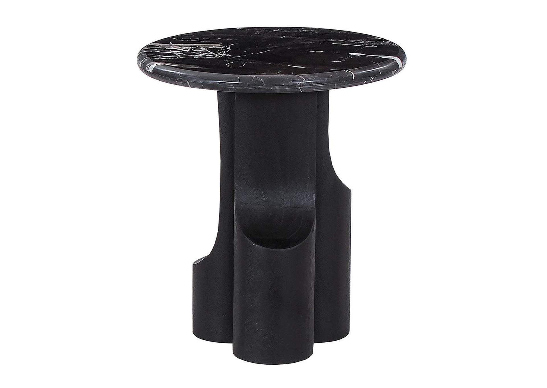 Kinton End Table with Natural Marble Top image 3