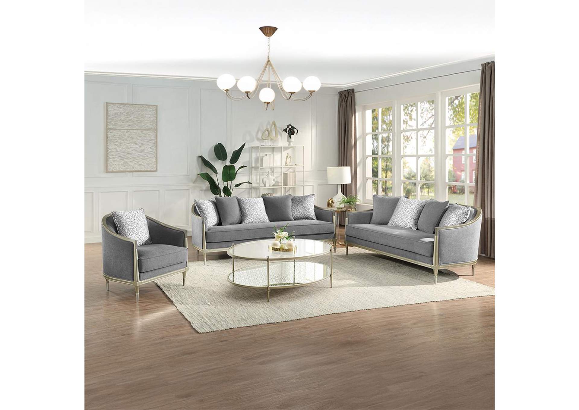 Fernando Loveseat with 4 Pillows image 8