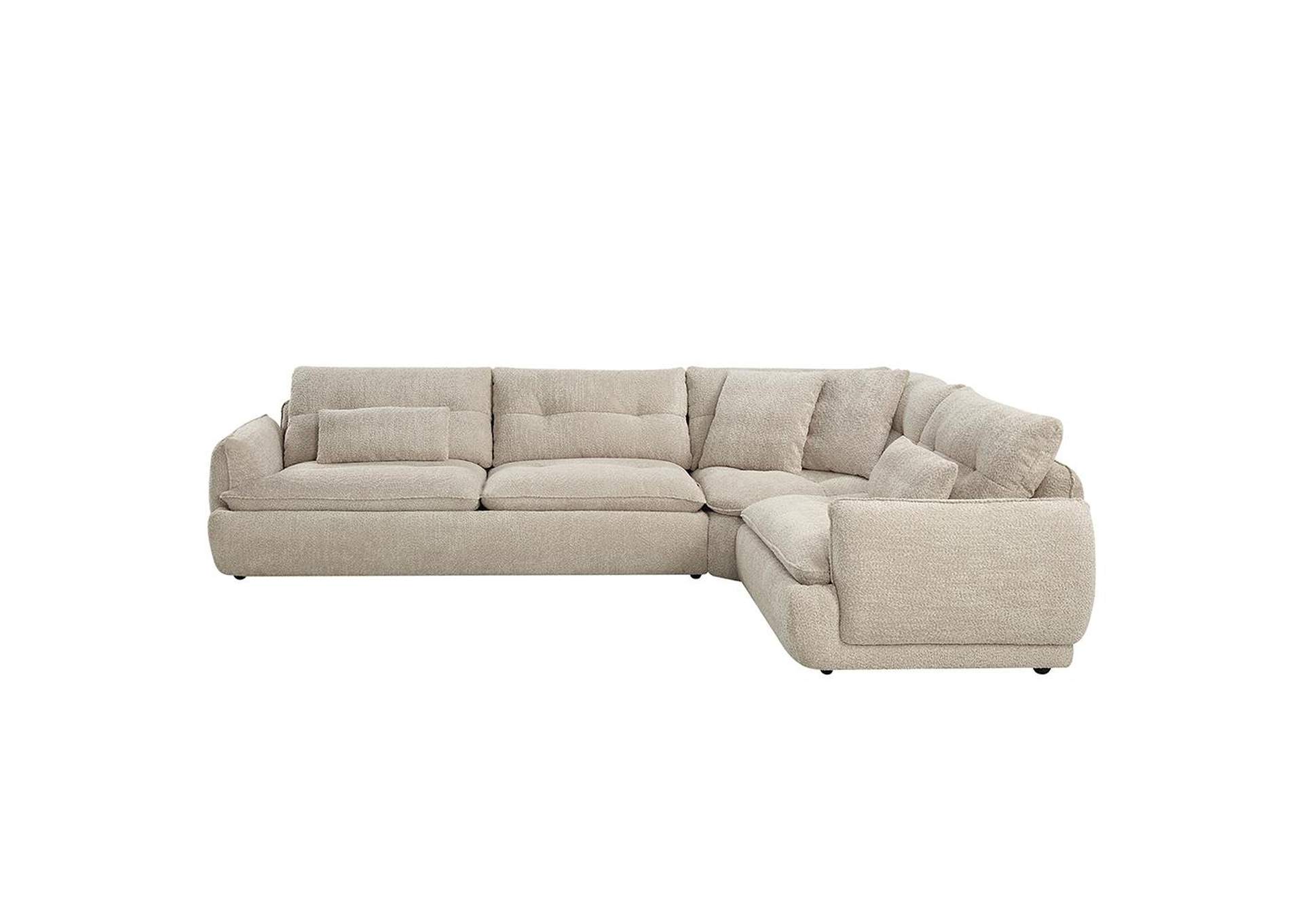Jonina Sectional Sofa with 4 Pillows image 4