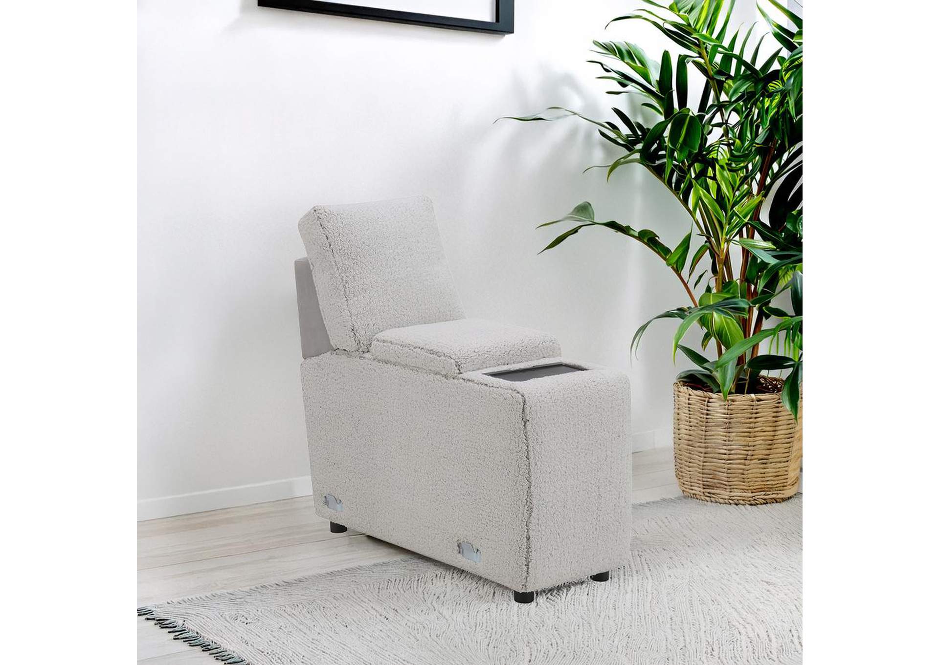 Tarrance Modular Console with Wireless Charging and USB image 1