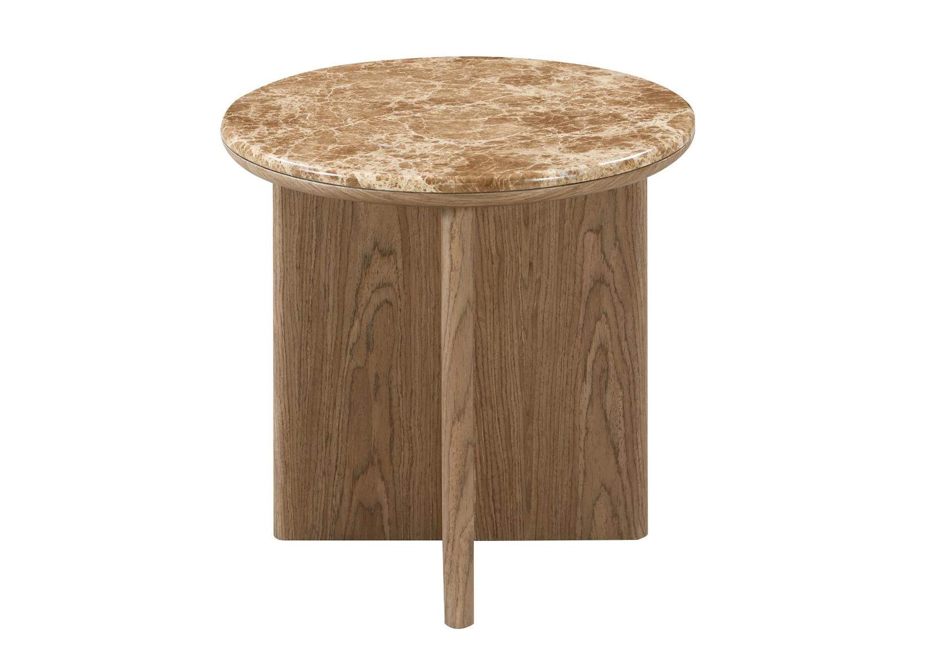 Markku End Table with Natural Marble image 5