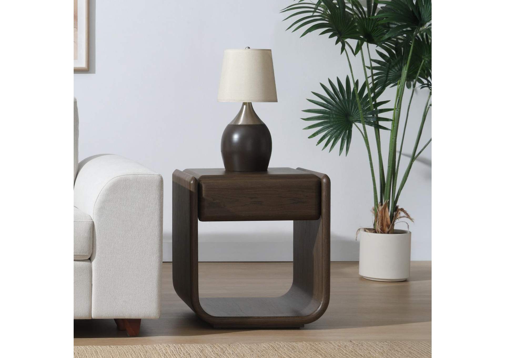 Lanza End Table with Drawer image 1