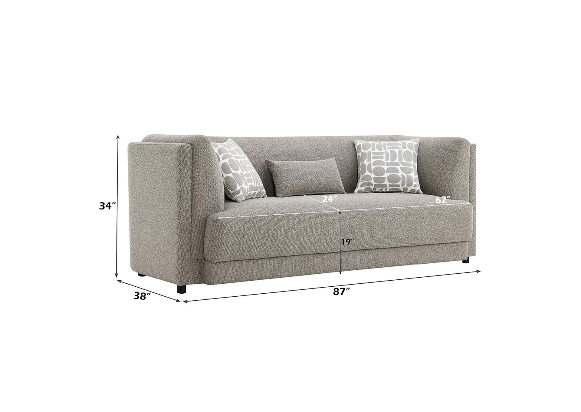 Glenda Sofa with 3 Pillows image 9