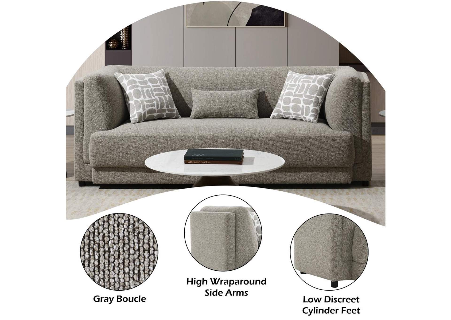 Glenda Sofa with 3 Pillows image 12