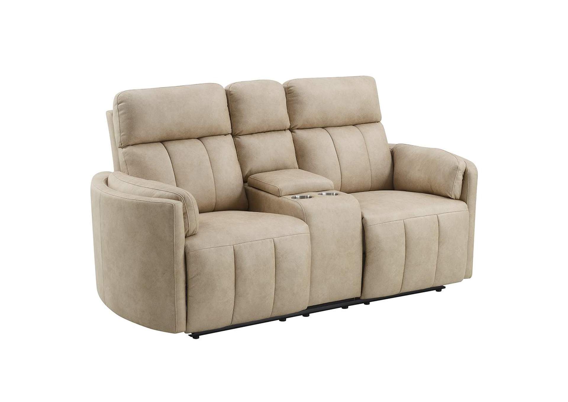 Elison Motion Loveseat with Console image 3