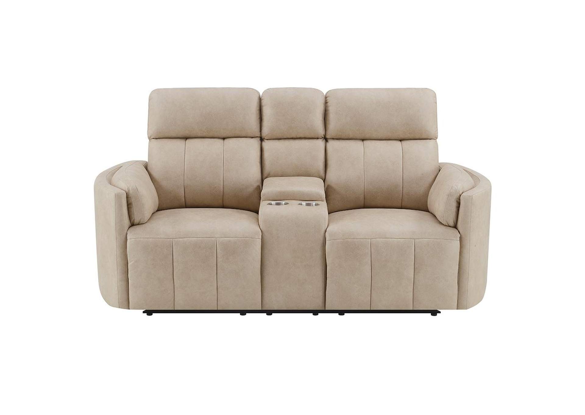 Elison Motion Loveseat with Console image 4
