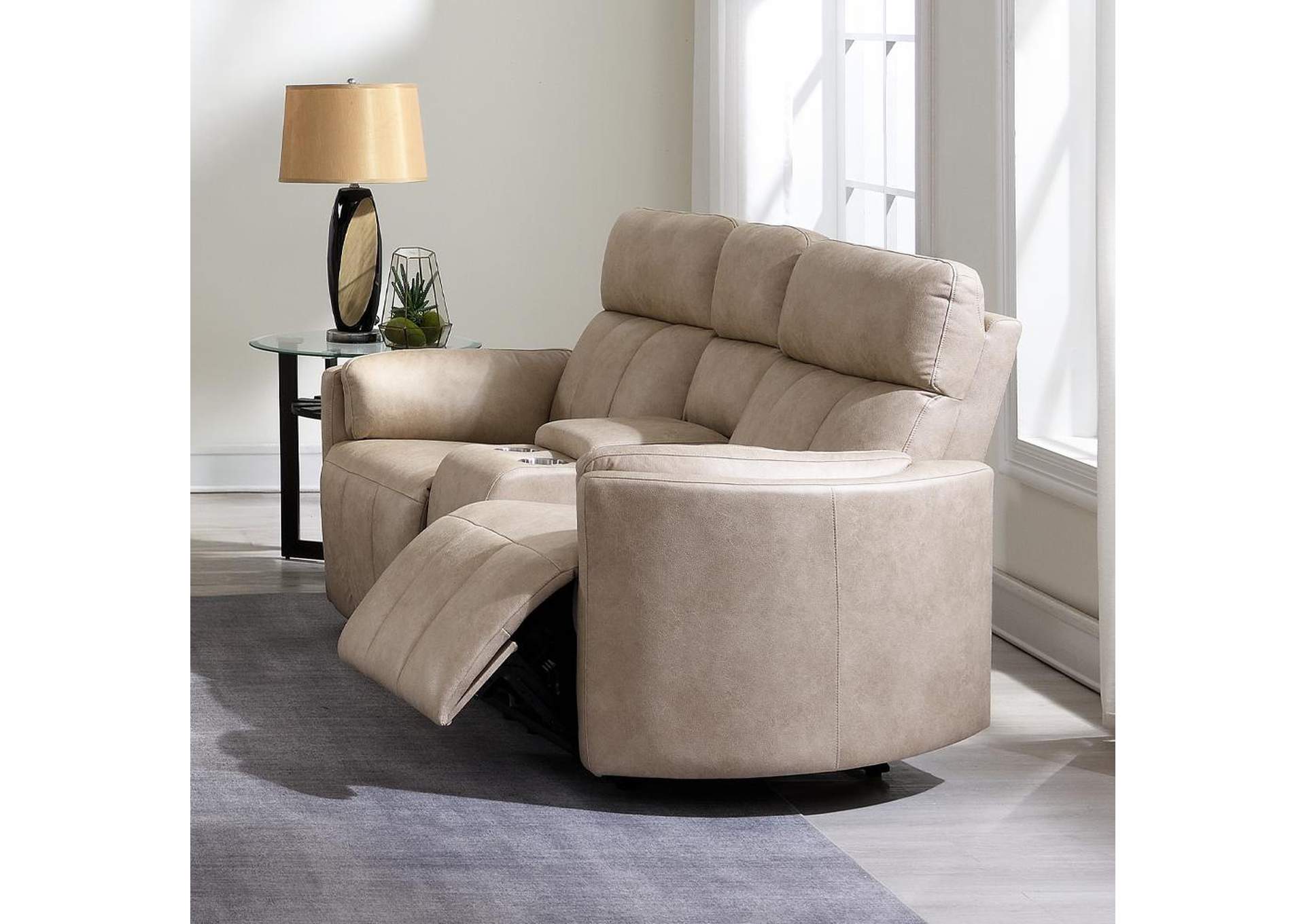 Elison Motion Loveseat with Console image 10