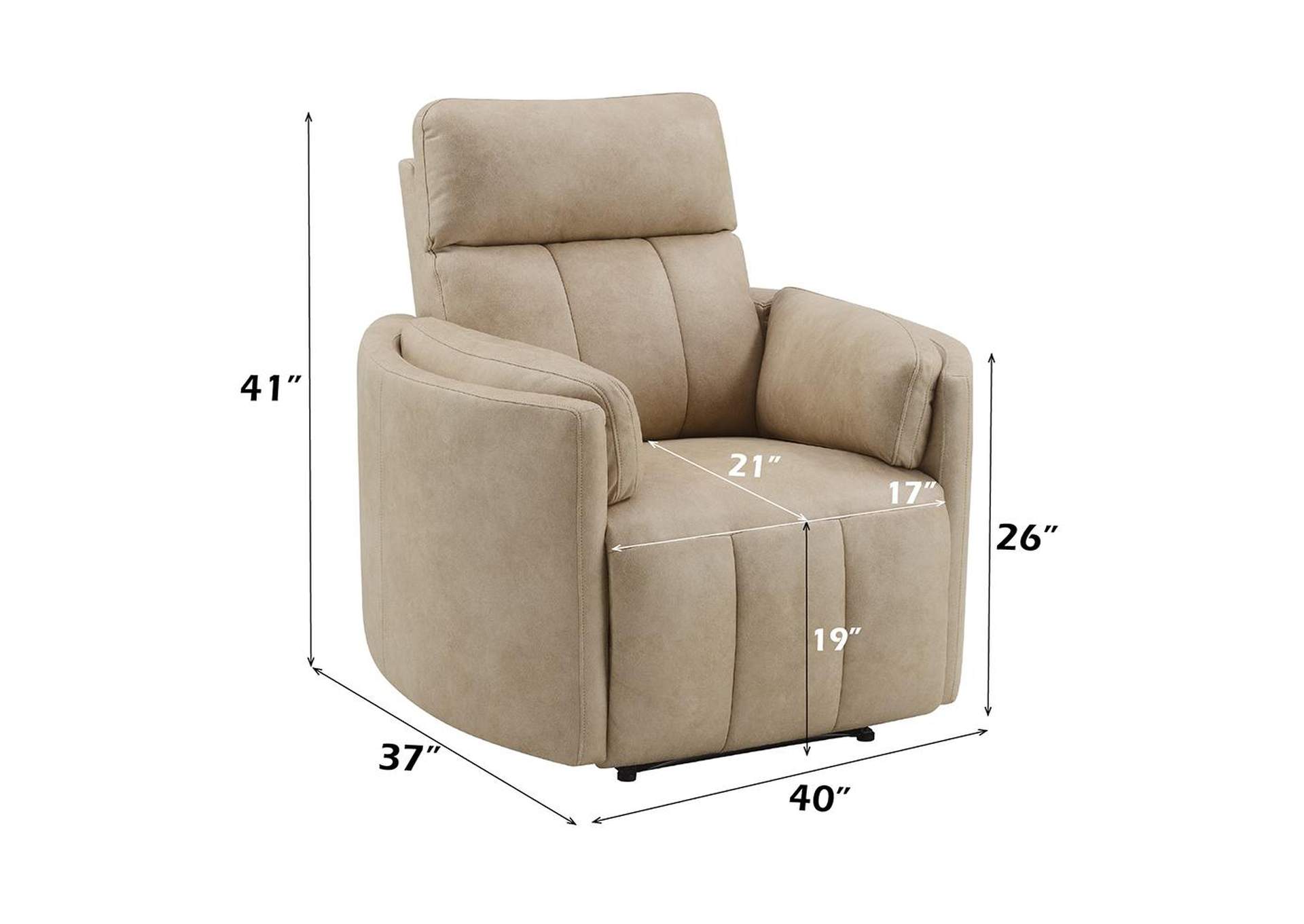Elison Motion Glider Recliner with Swivel image 10