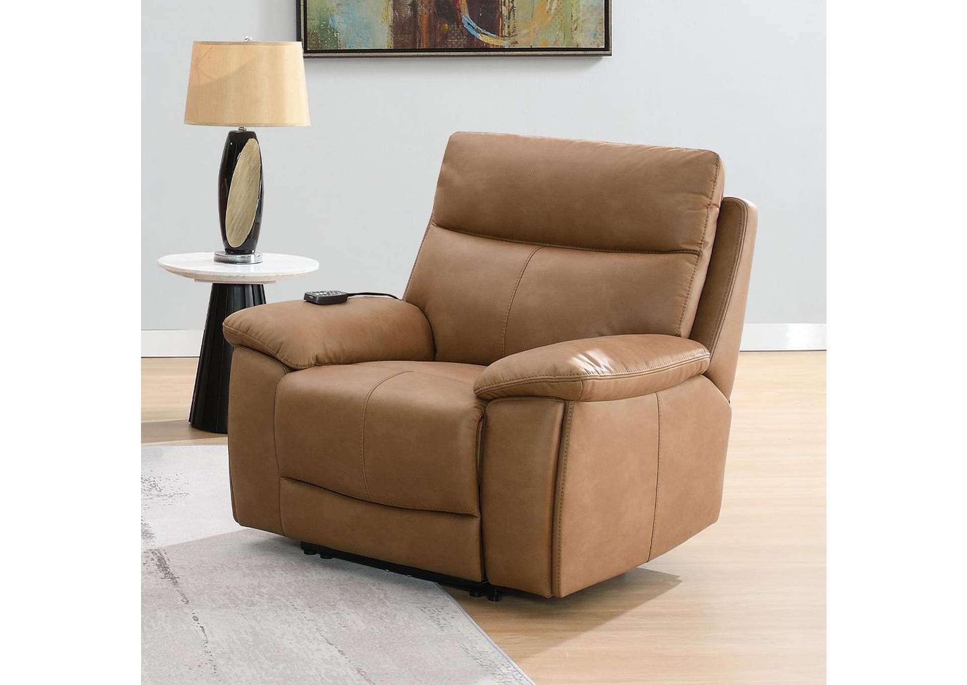 Chavis Power Motion Recliner with USB and Power Headrest image 1
