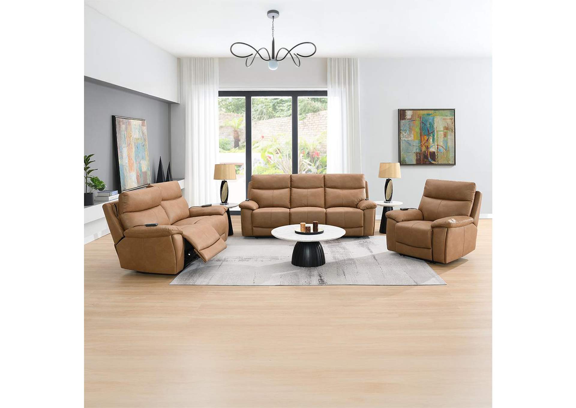 Chavis Power Motion Recliner with USB and Power Headrest image 3