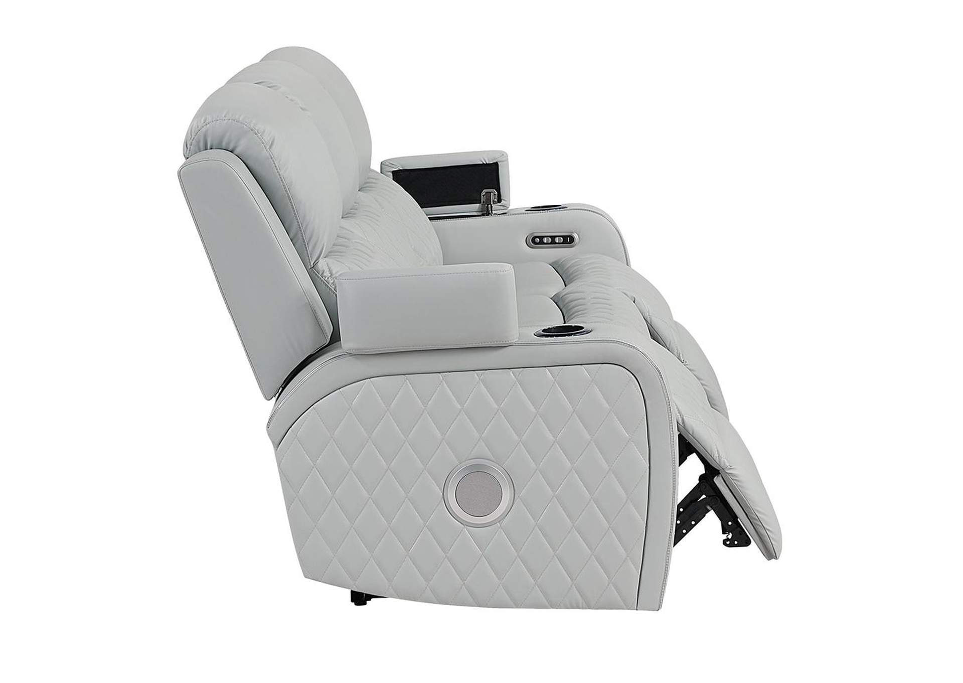 Elonzo Power Motion Sofa with Led, Power Headrest and Speaker image 5