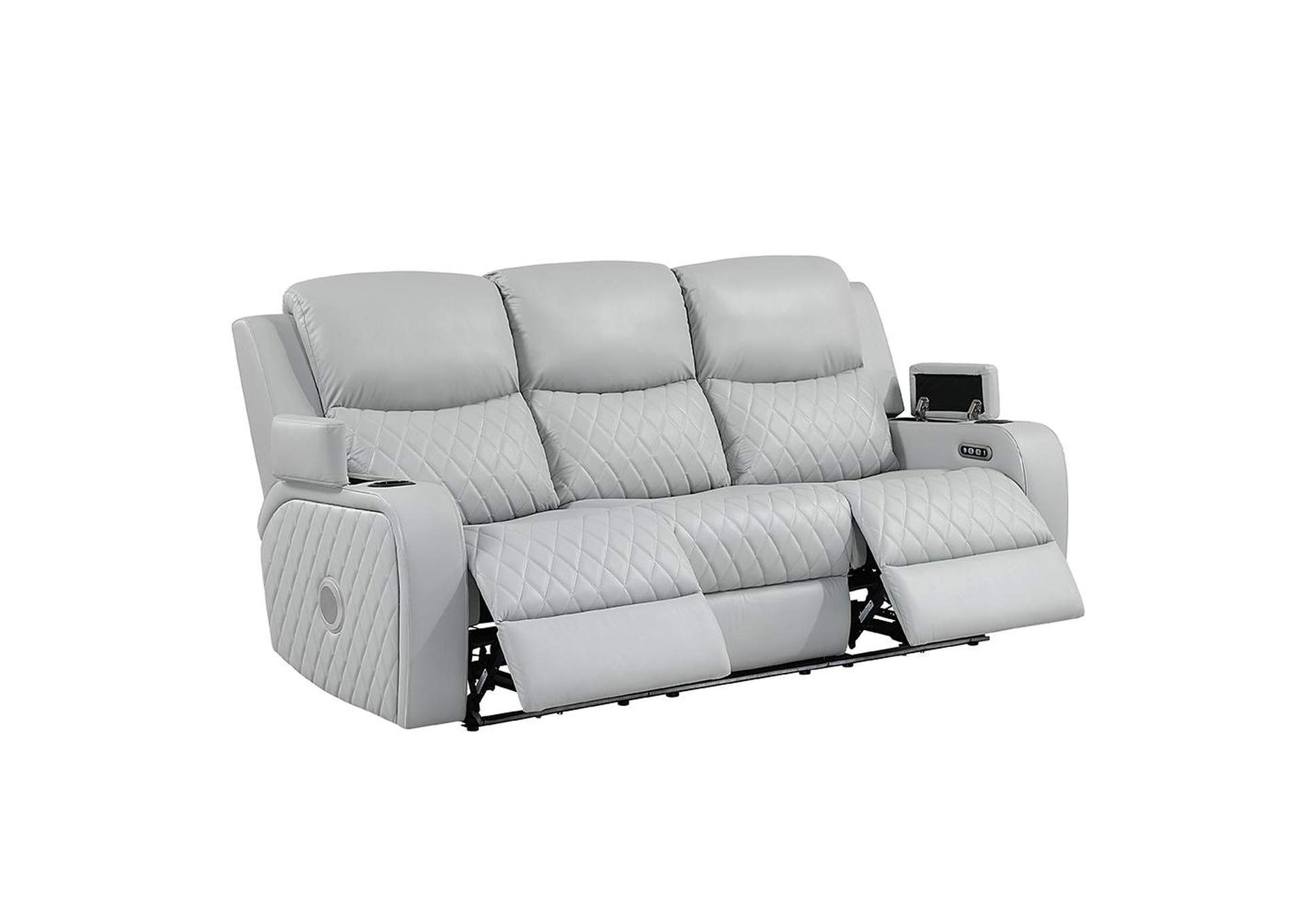 Elonzo Power Motion Sofa with Led, Power Headrest and Speaker image 7