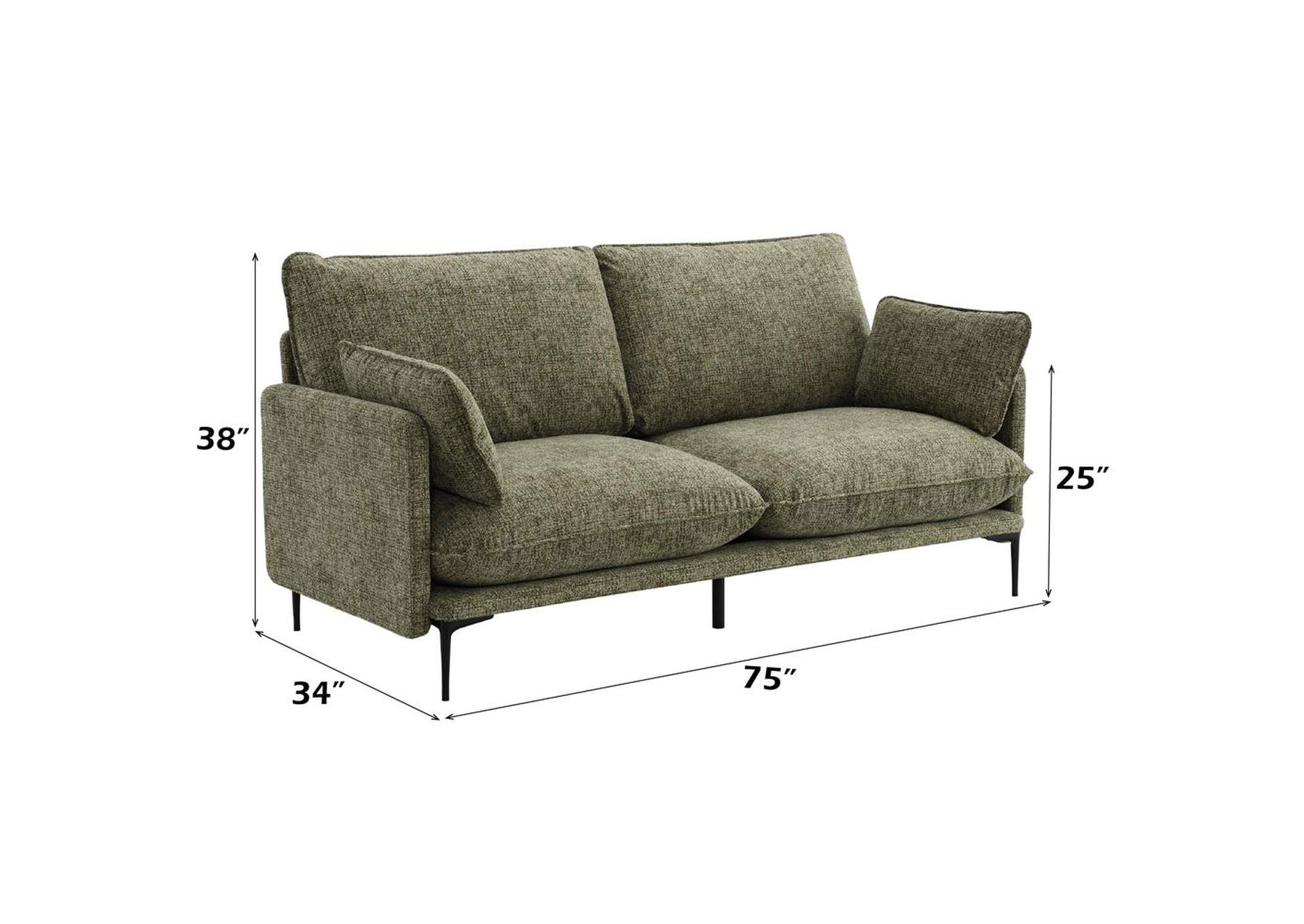 Dalton Sofa with 2 Pillows image 8
