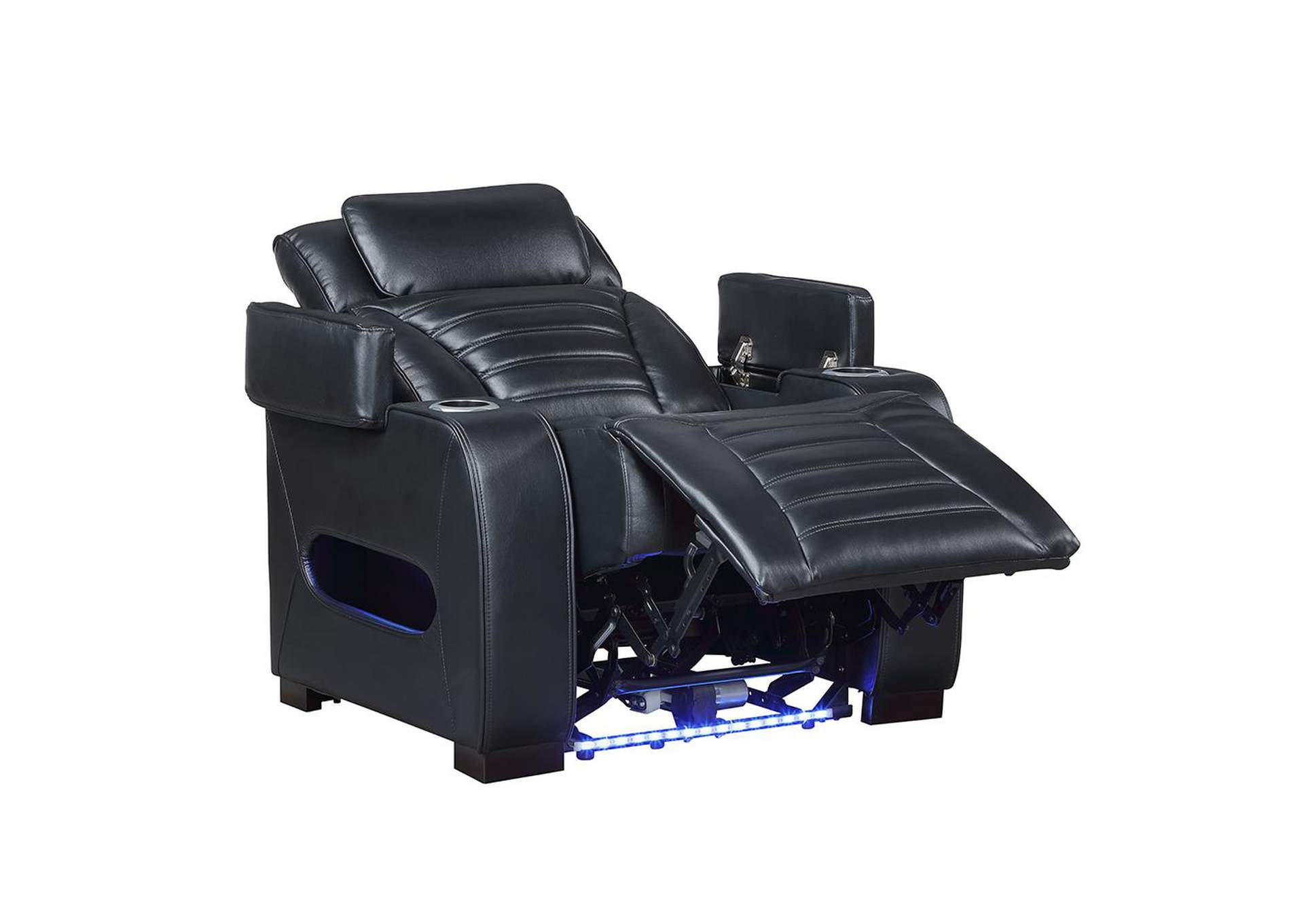 Ephron Power Motion Recliner with Power Headrest and Led image 4