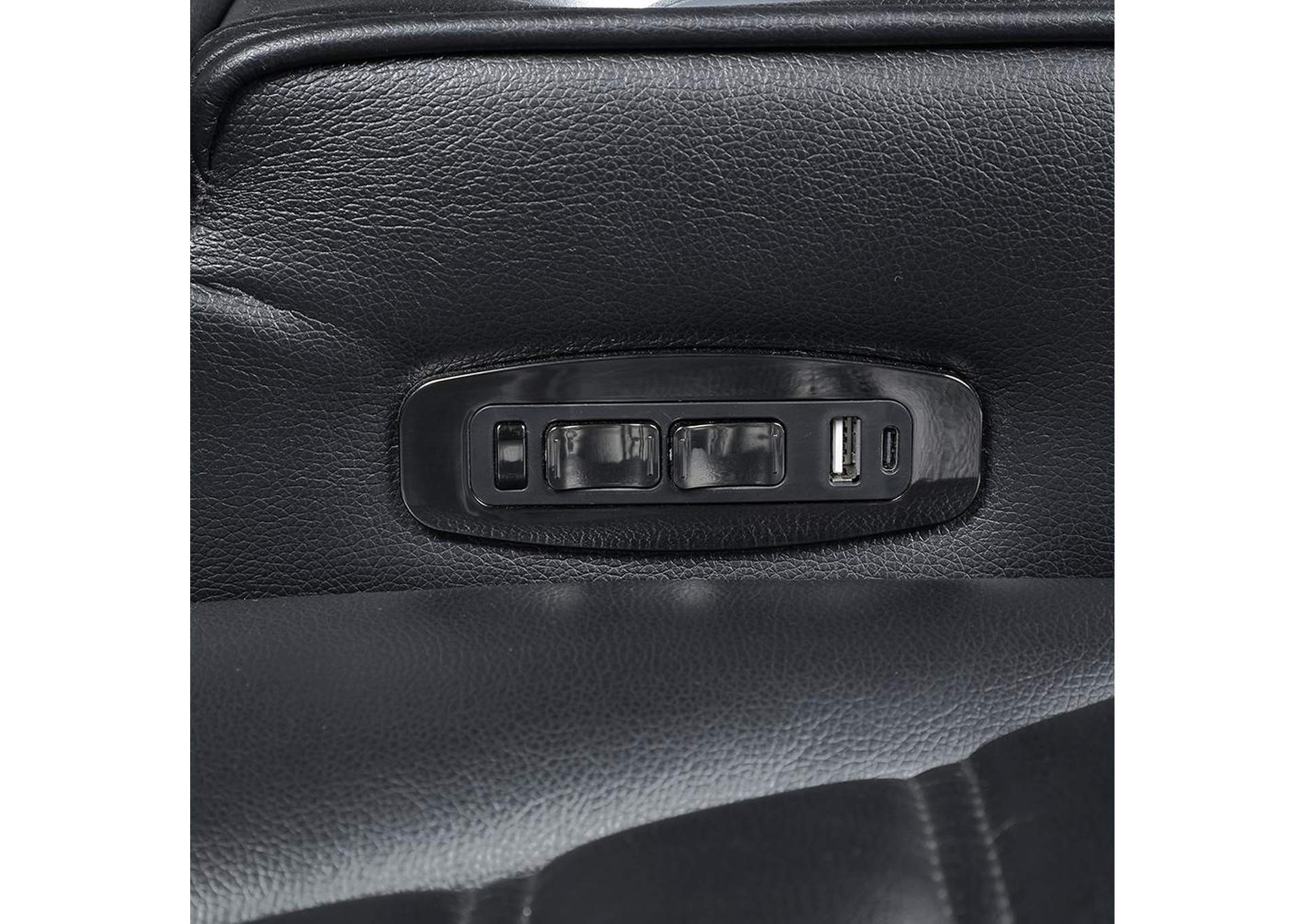 Ephron Power Motion Recliner with Power Headrest and Led image 8