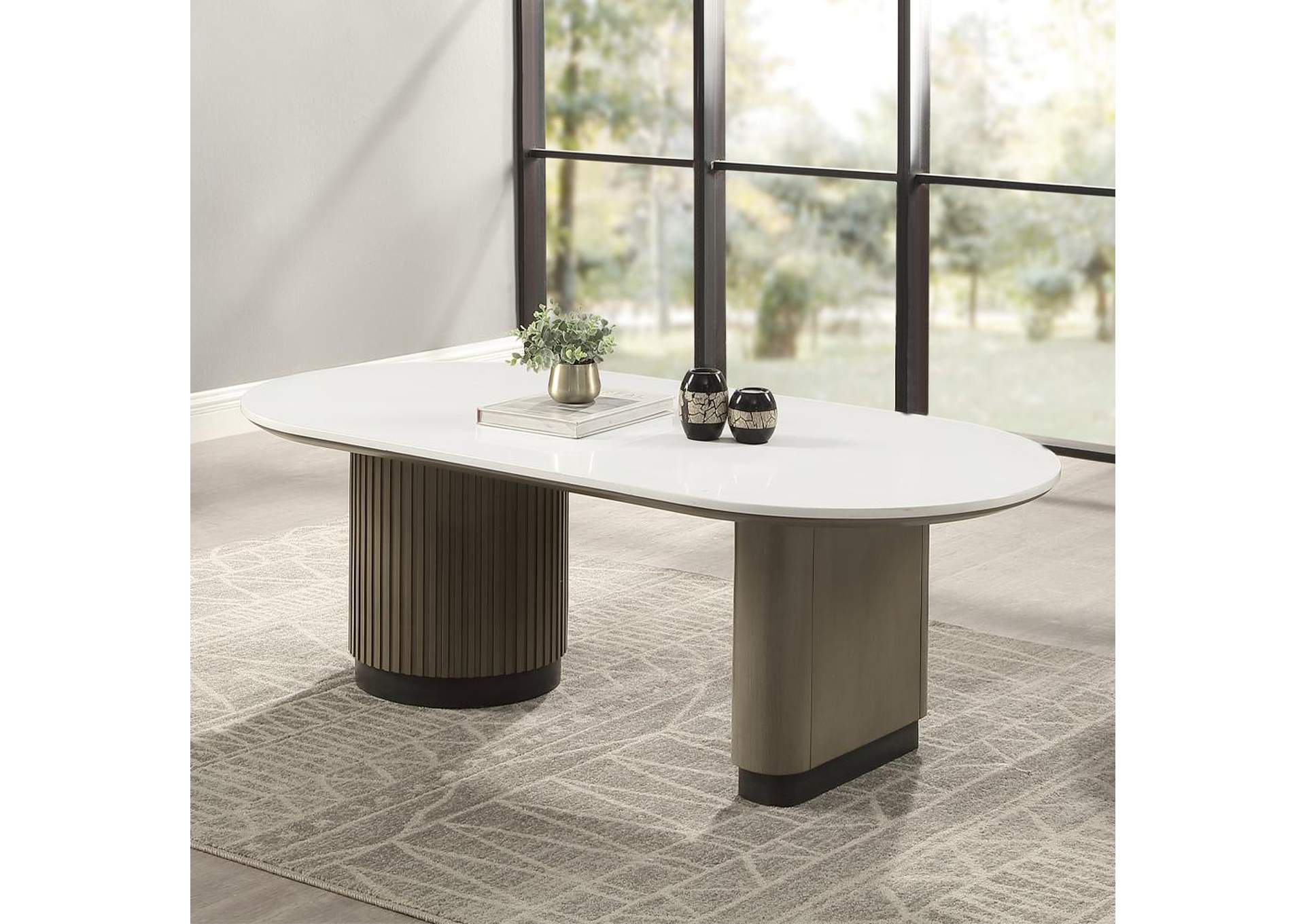 Clayten Coffee Table with Engineered Top image 1