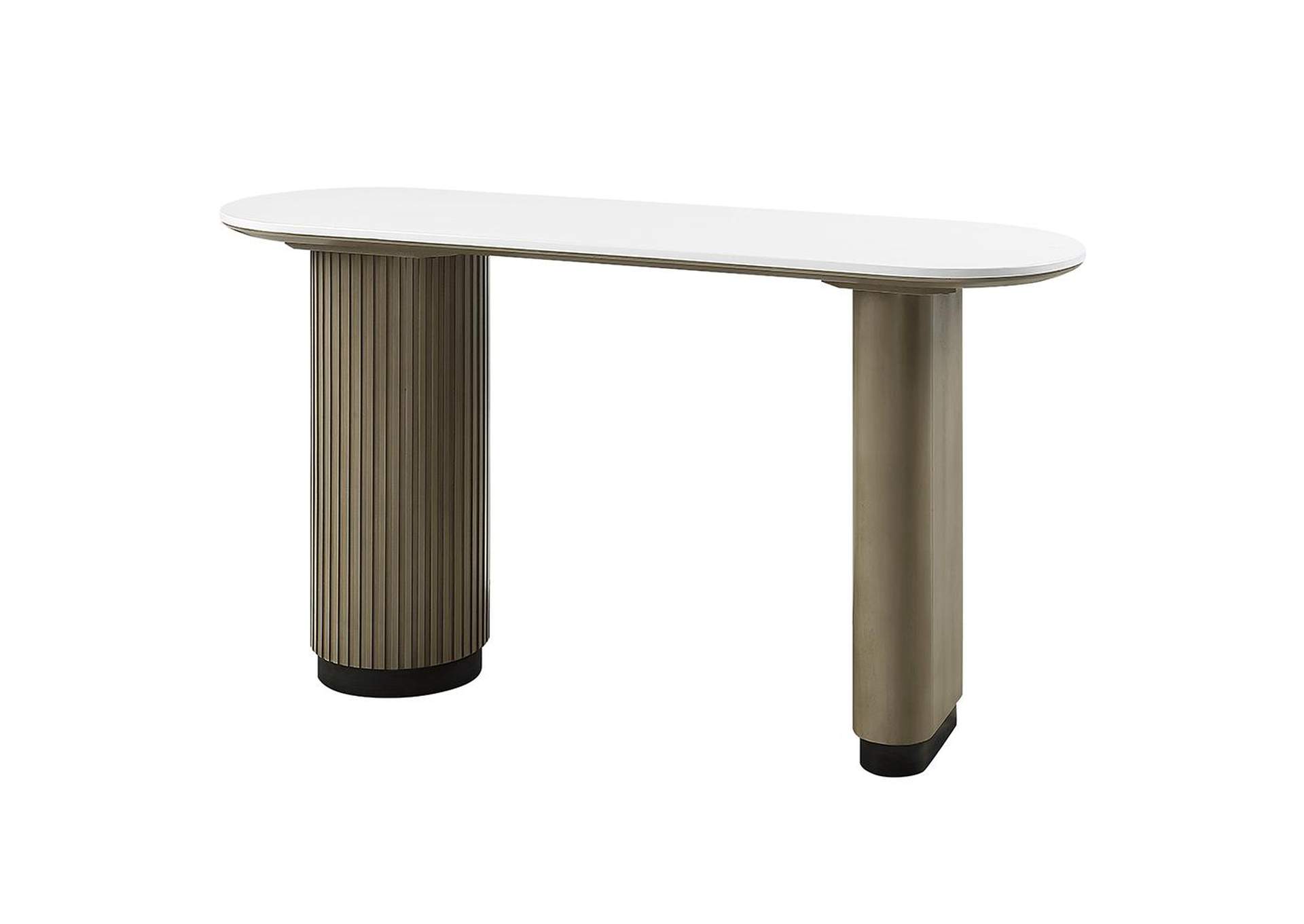 Clayten Sofa Table with Engineered Top image 3