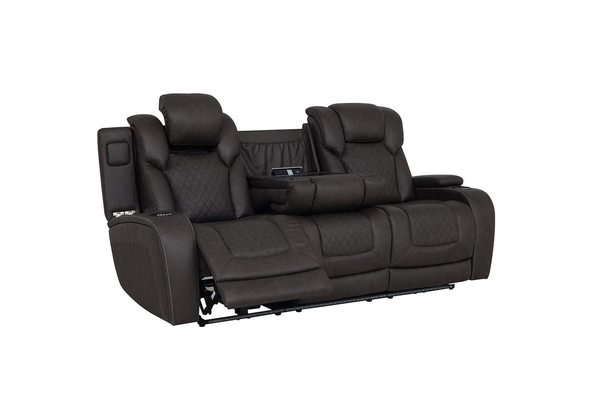 Wendell Power Motion Sofa with Dropdown Table, Storage, USB and Led image 4