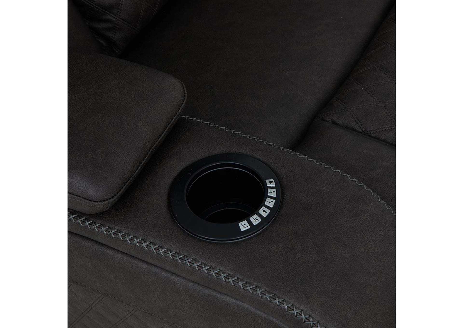 Wendell Power Motion Sofa with Dropdown Table, Storage, USB and Led image 7