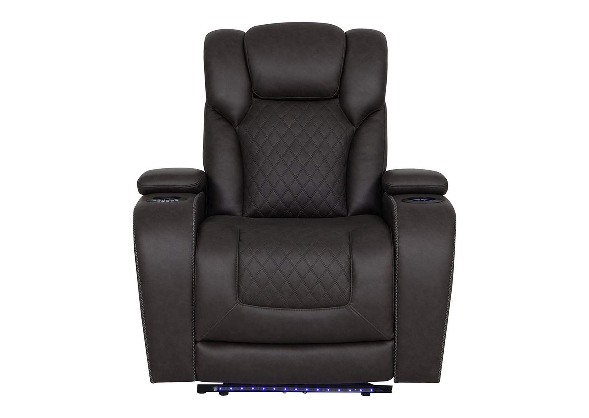 Wendell Power Motion Recliner with Storage, USB and Led image 4