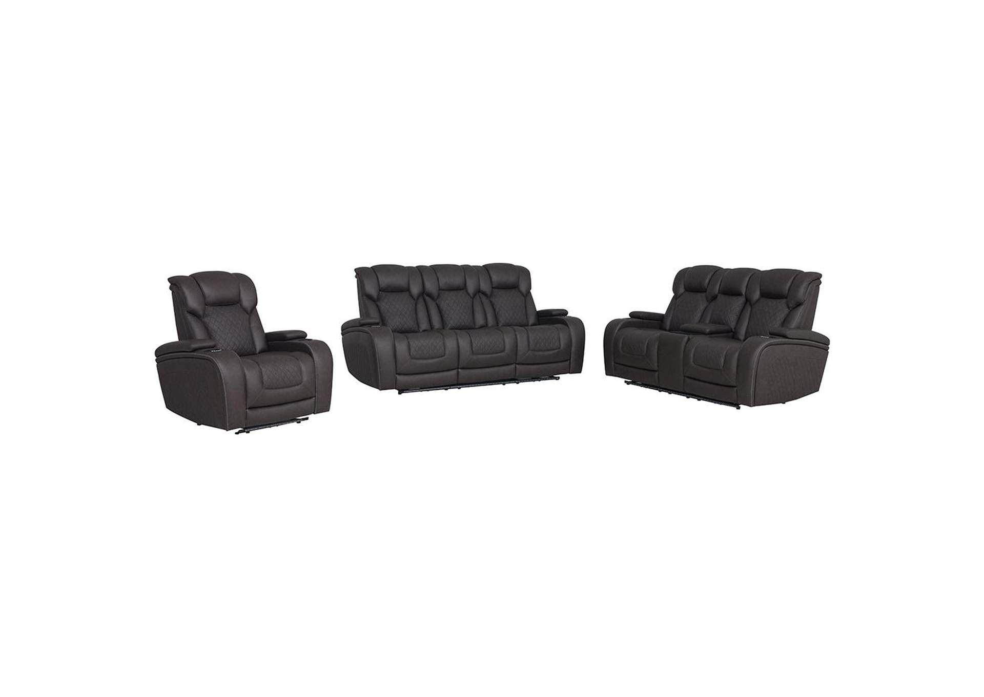 Wendell Power Motion Recliner with Storage, USB and Led image 8