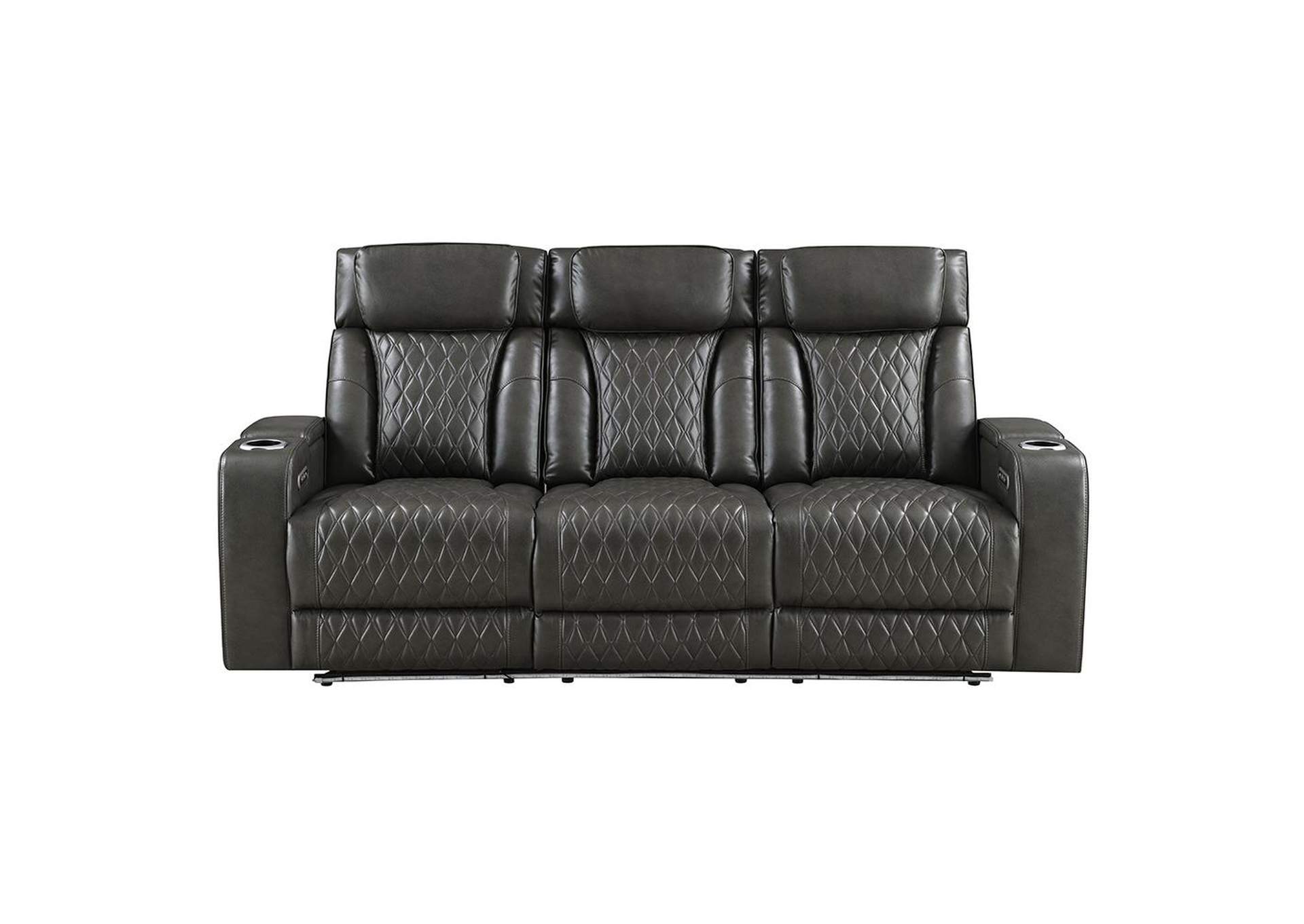 Taddeo Power Motion Sofa with Power Headrest, USB, Wireless Charger, Led and Reading Light image 4