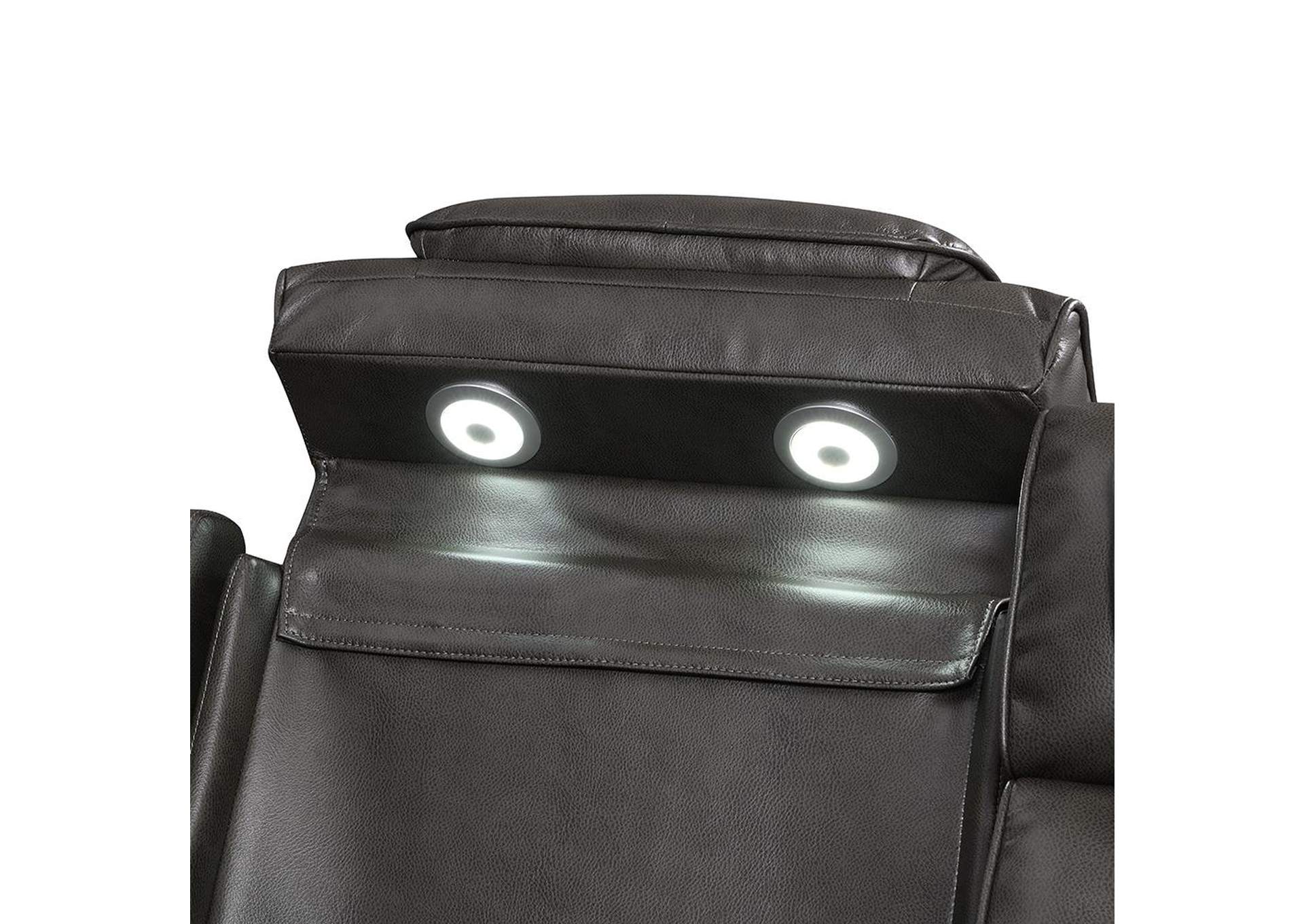 Taddeo Power Motion Sofa with Power Headrest, USB, Wireless Charger, Led and Reading Light image 8