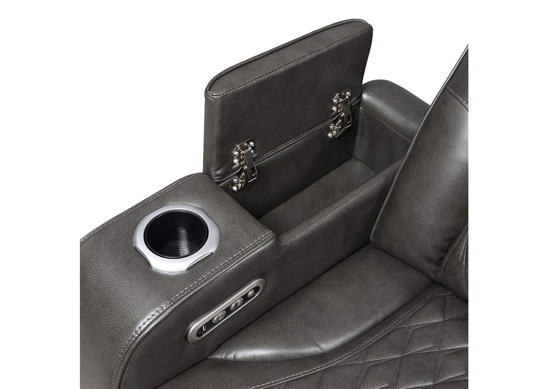 Taddeo Power Motion Sofa with Power Headrest, USB, Wireless Charger, Led and Reading Light image 10