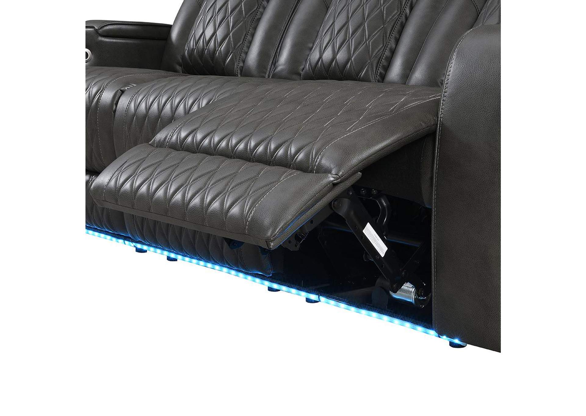 Taddeo Power Motion Sofa with Power Headrest, USB, Wireless Charger, Led and Reading Light image 12