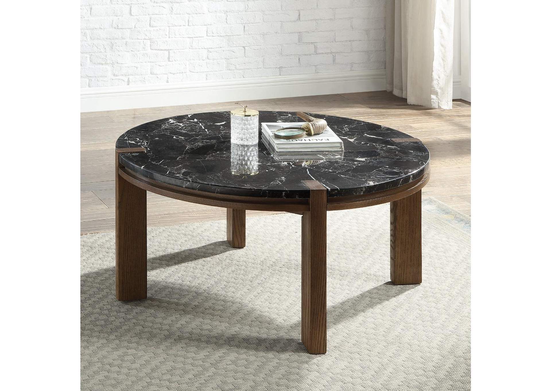 Estella Coffee Table with Marble Top image 1