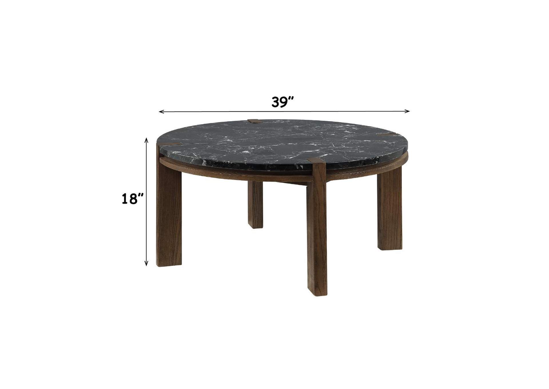 Estella Coffee Table with Marble Top image 7